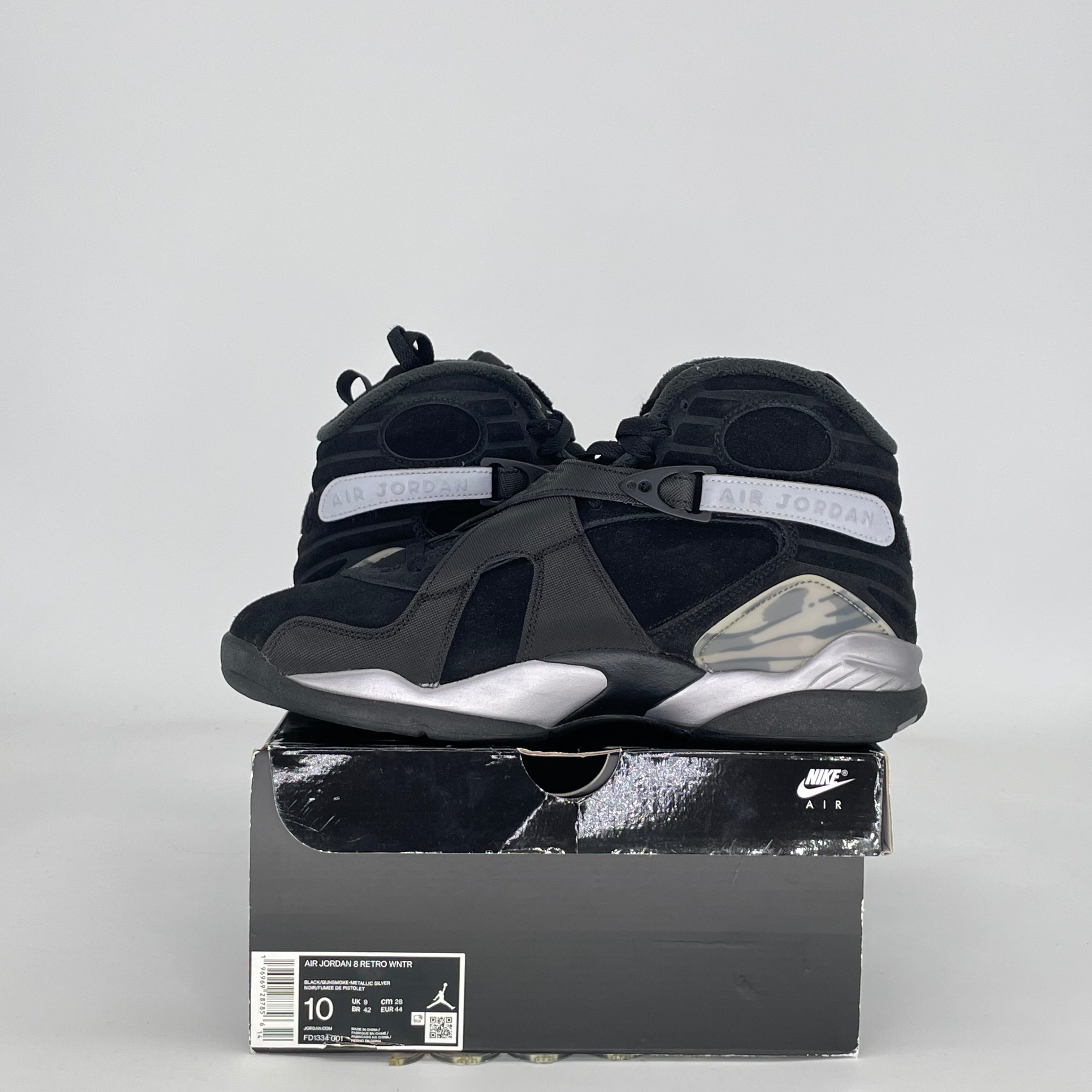 AIR JORDAN 8 WINTERIZED GUNSMOKE FD1334-001 SIZE 10/11.5W