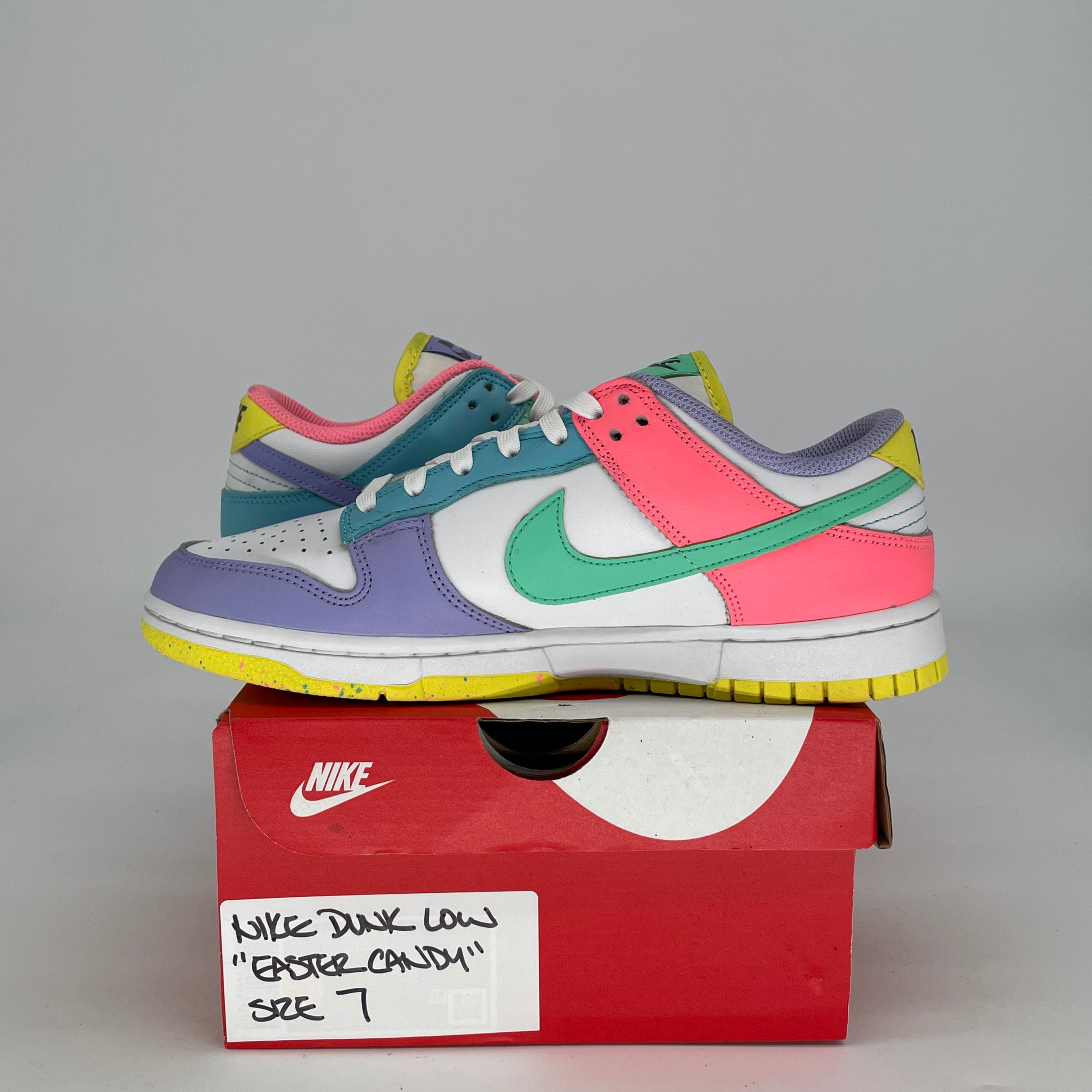 NIKE DUNK LOW EASTER CANDY W DD1872-100 SIZE 7/8.5W