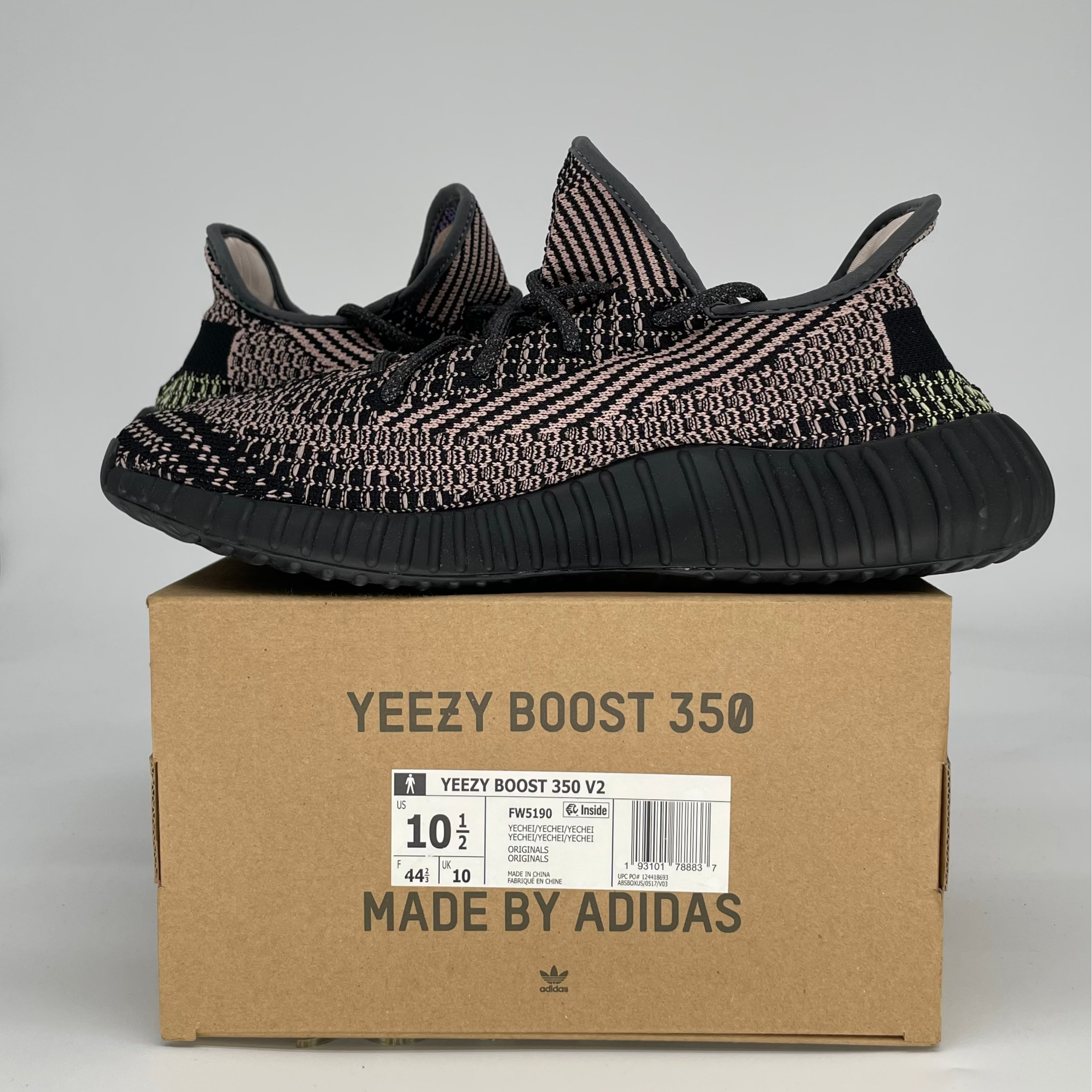 ADIDAS YEZZY BOOST 350 V2 YECHEIL (NON REFLECTIVE) FW5190 SIZE 10.5/12W
