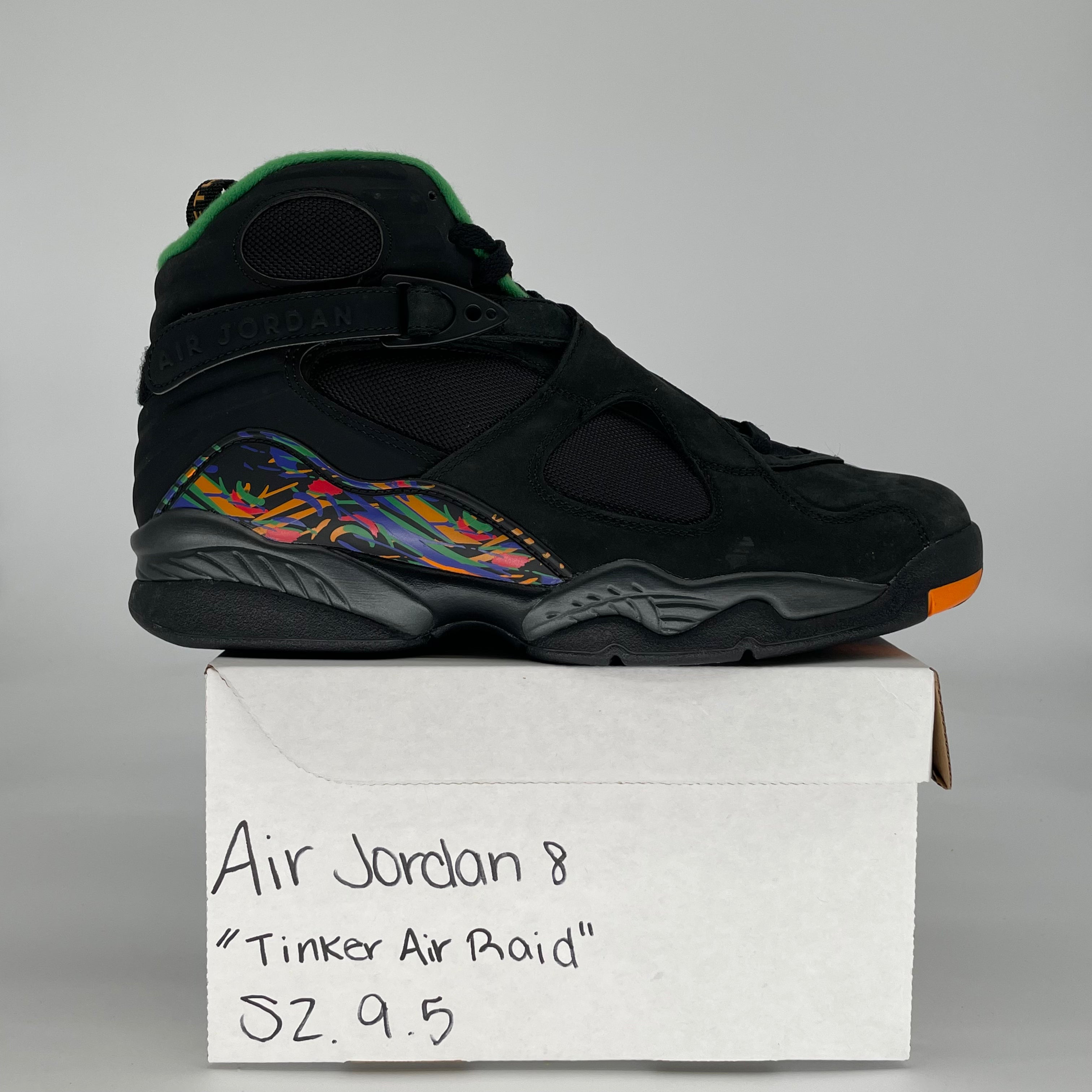 AIR JORDAN 8 TINKER AIR RAID 305381-004 SIZE 9.5/11W