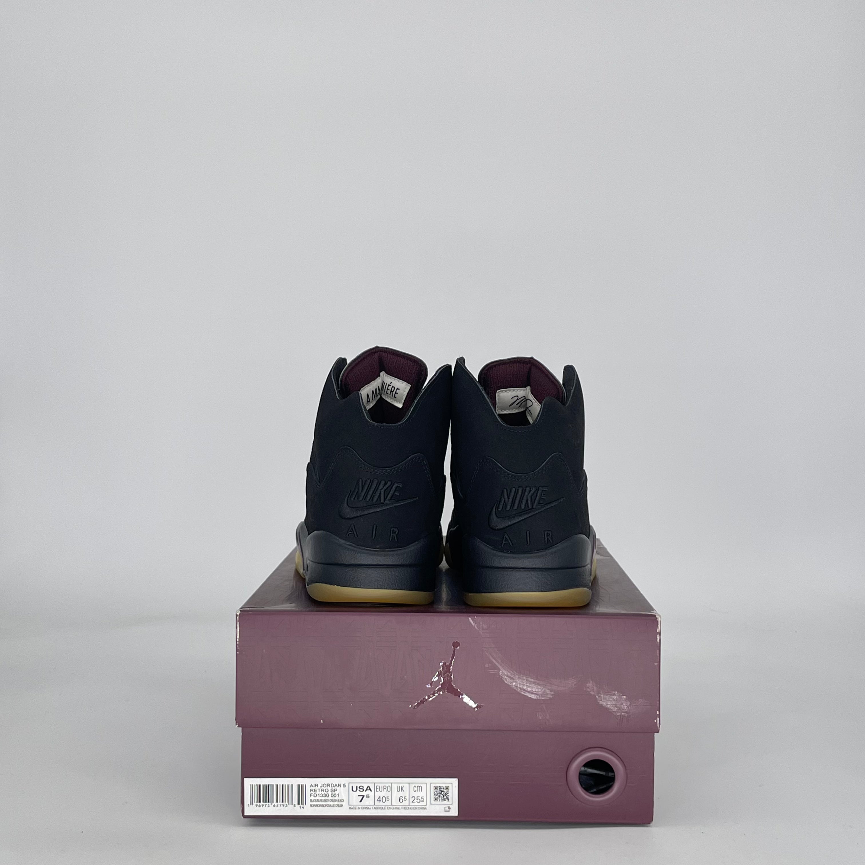 AIR JORDAN 5 A MA MANIERE DUSK FD1330-001 SIZE 7.5/9W MENS