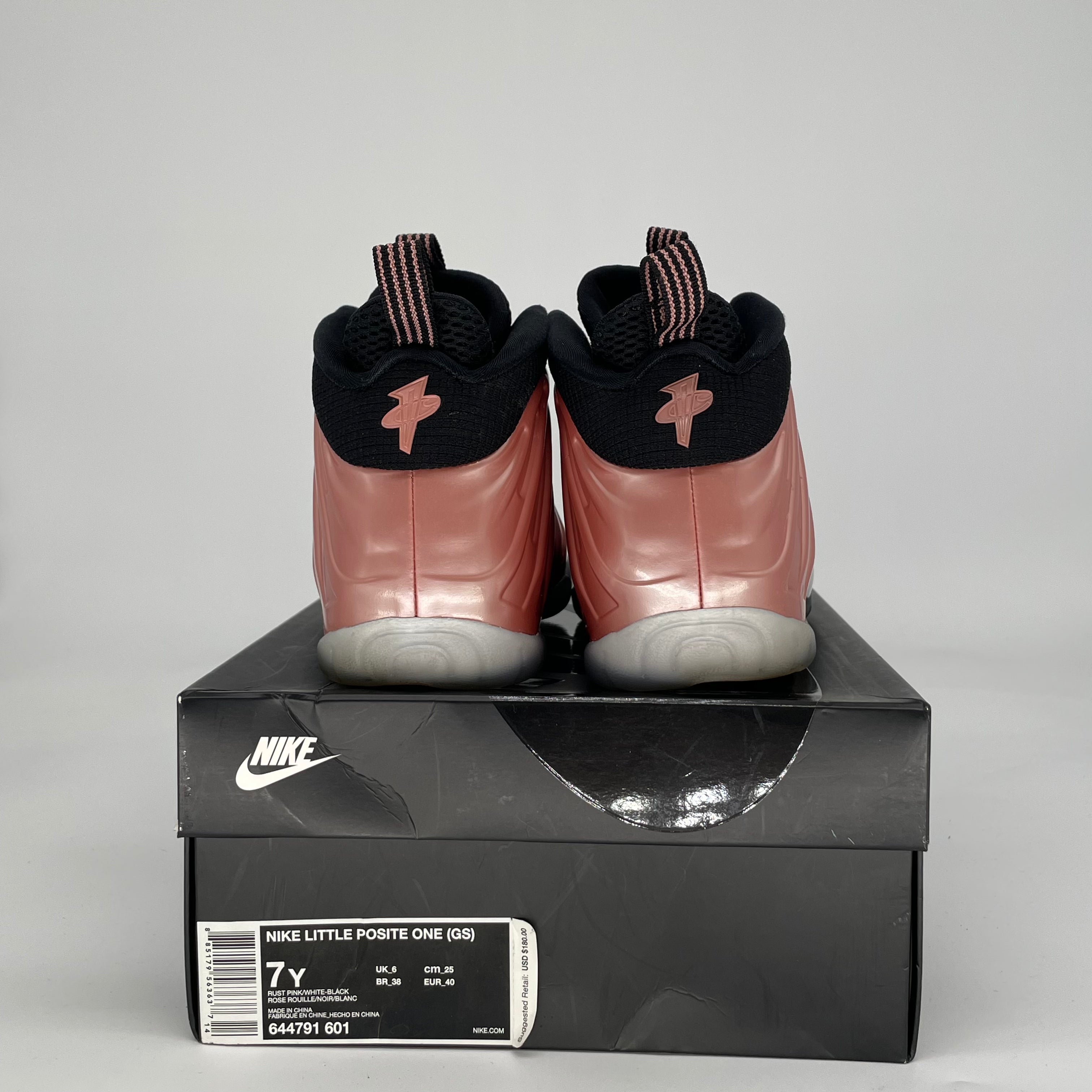 NIKE AIR FOAMPOSITE ONE RUST PINK 644791-601 SIZE 7/8.5W