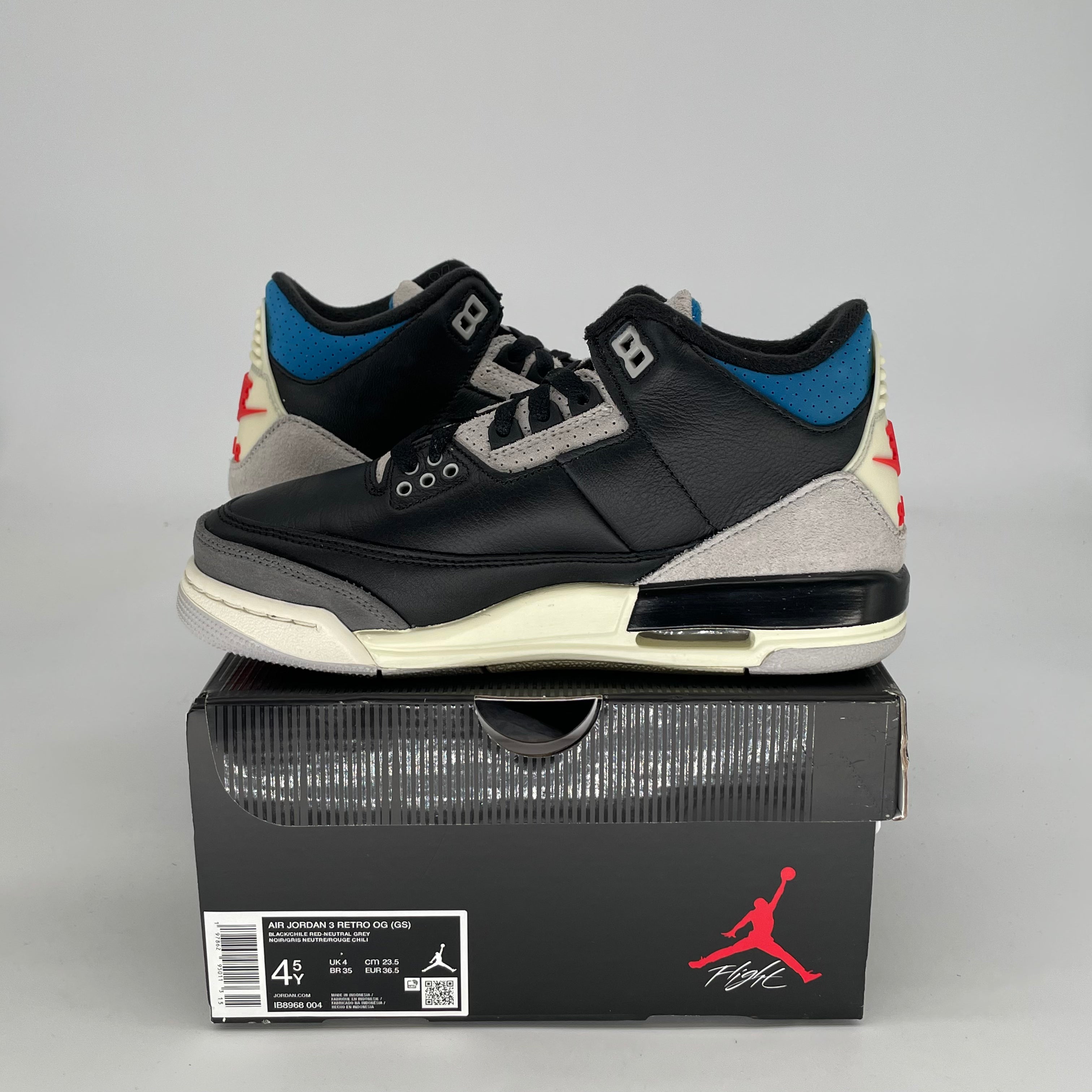 AIR JORDAN 3 RARE AIR SIZE 4.5/6W IB8968-004
