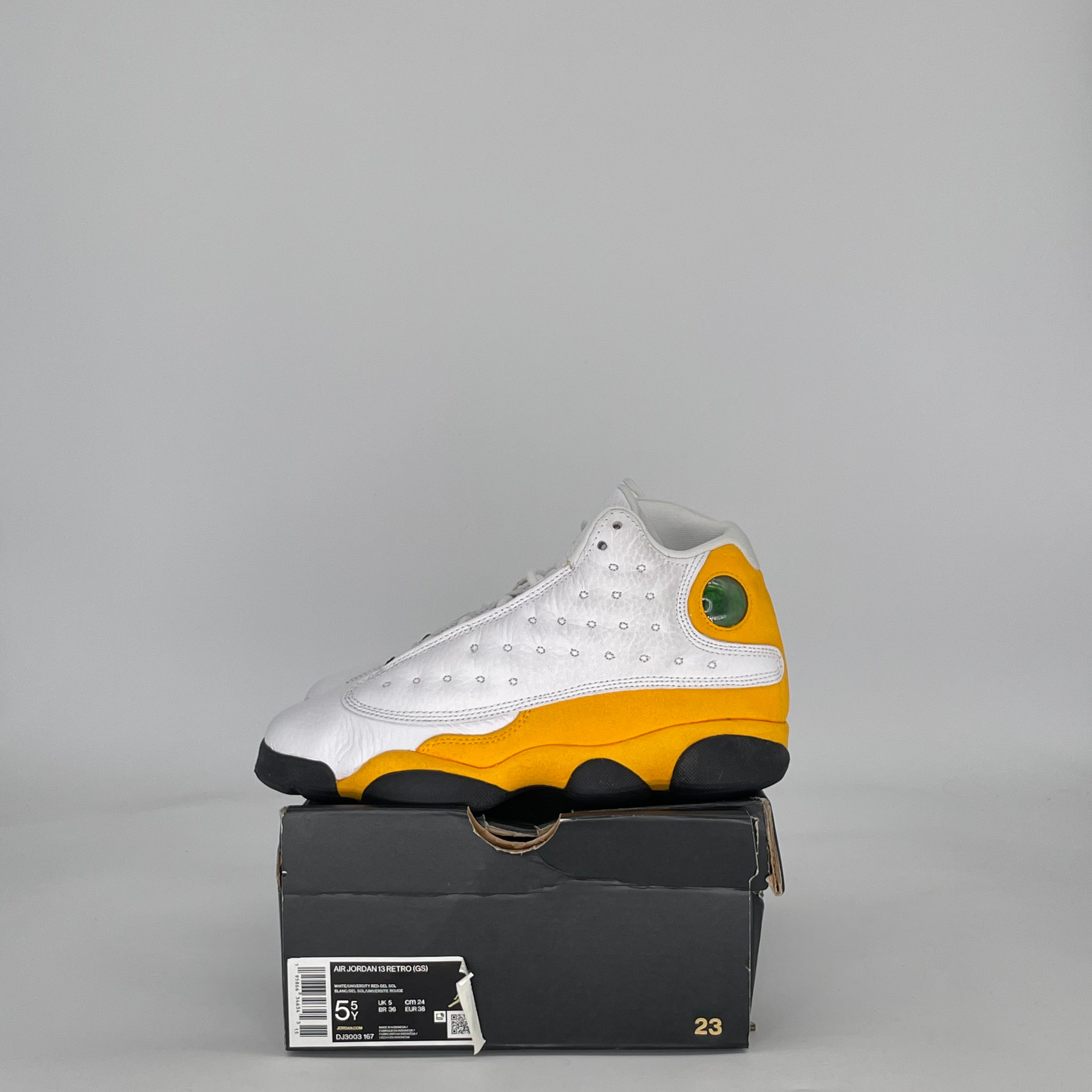 AIR JORDAN 13 DEL SOL DJ3003-167 SIZE 5.5/7W GS