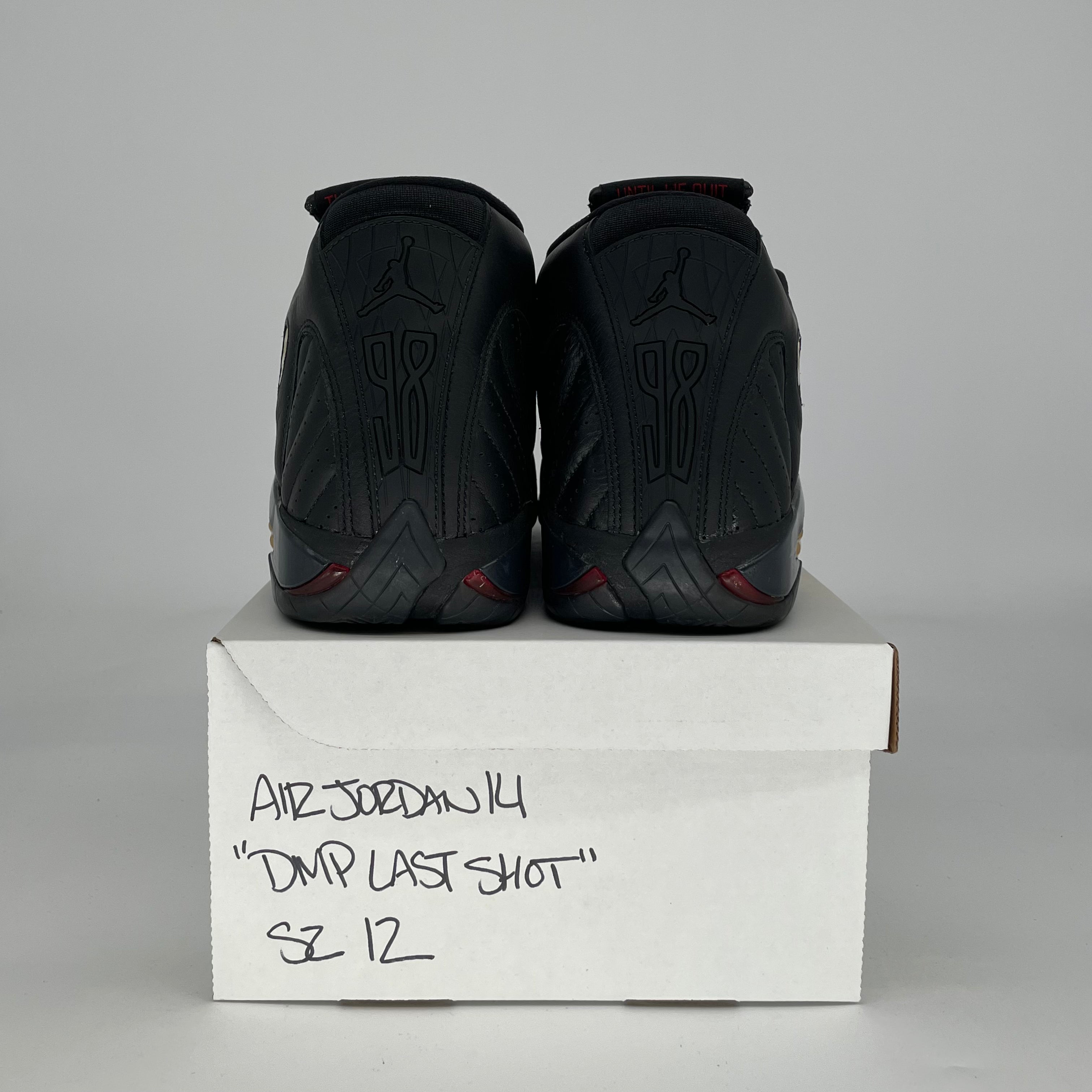 AIR JORDAN 14 DMP LAST SHOT 487471-022 SIZE 12/13.5W