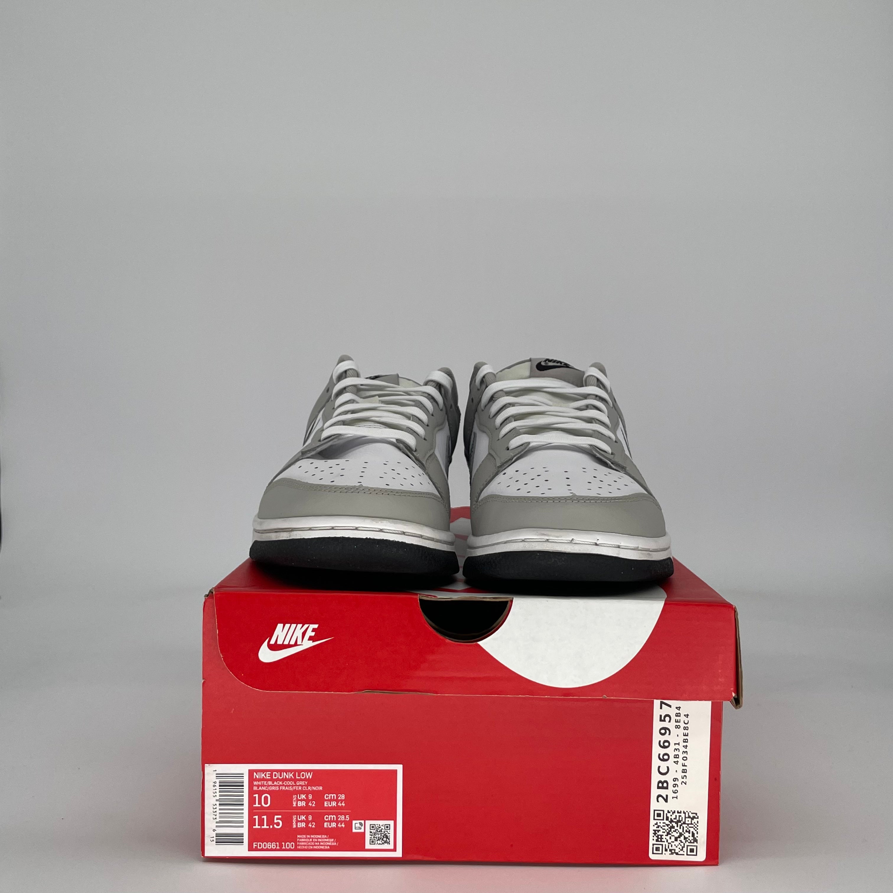 NIKE DUNK LOW STENCIL SWOOSH FD0661-100 SIZE 10/11.5W