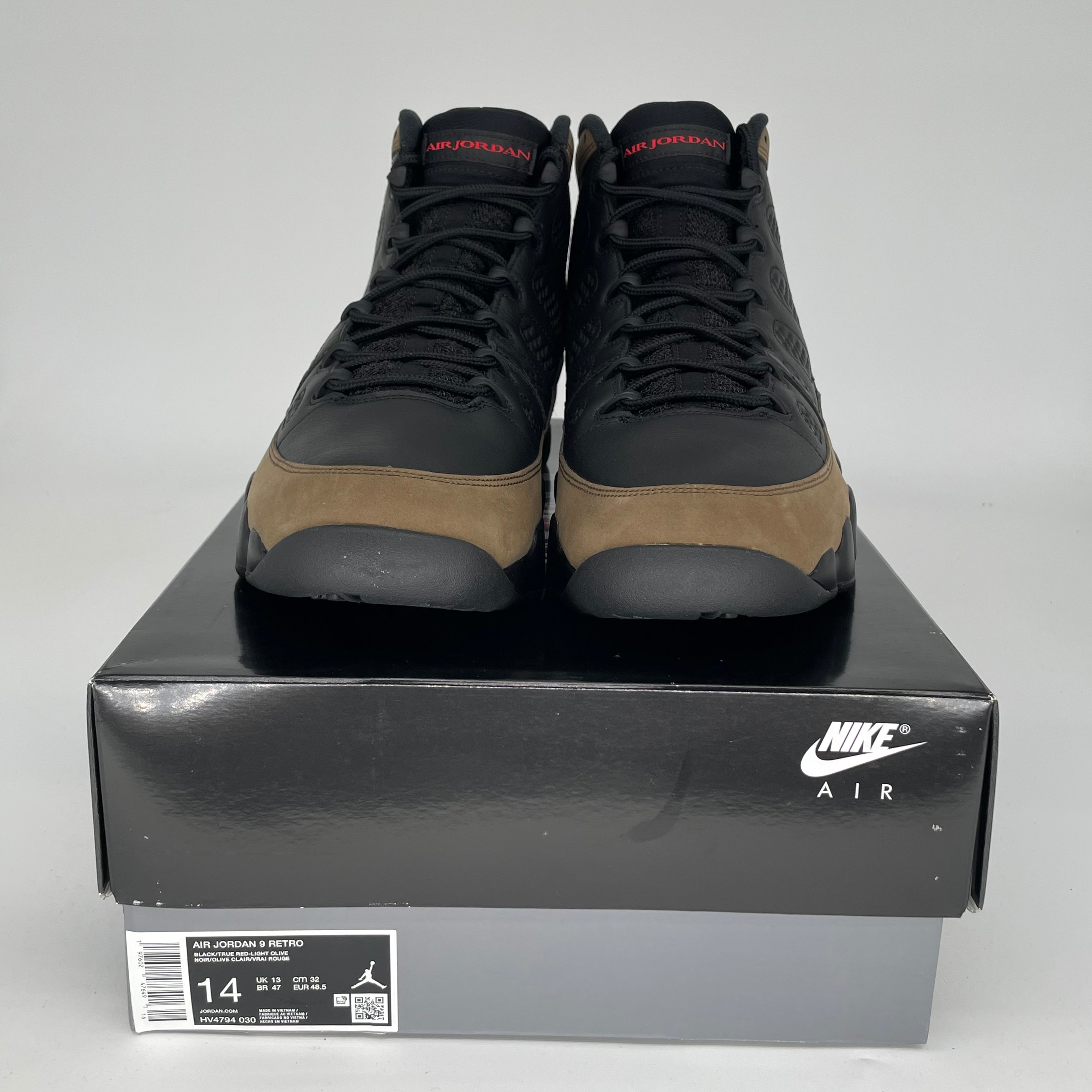 AIR JORDAN 9 OLIVE SIZE 14/15.5W HV4794-030