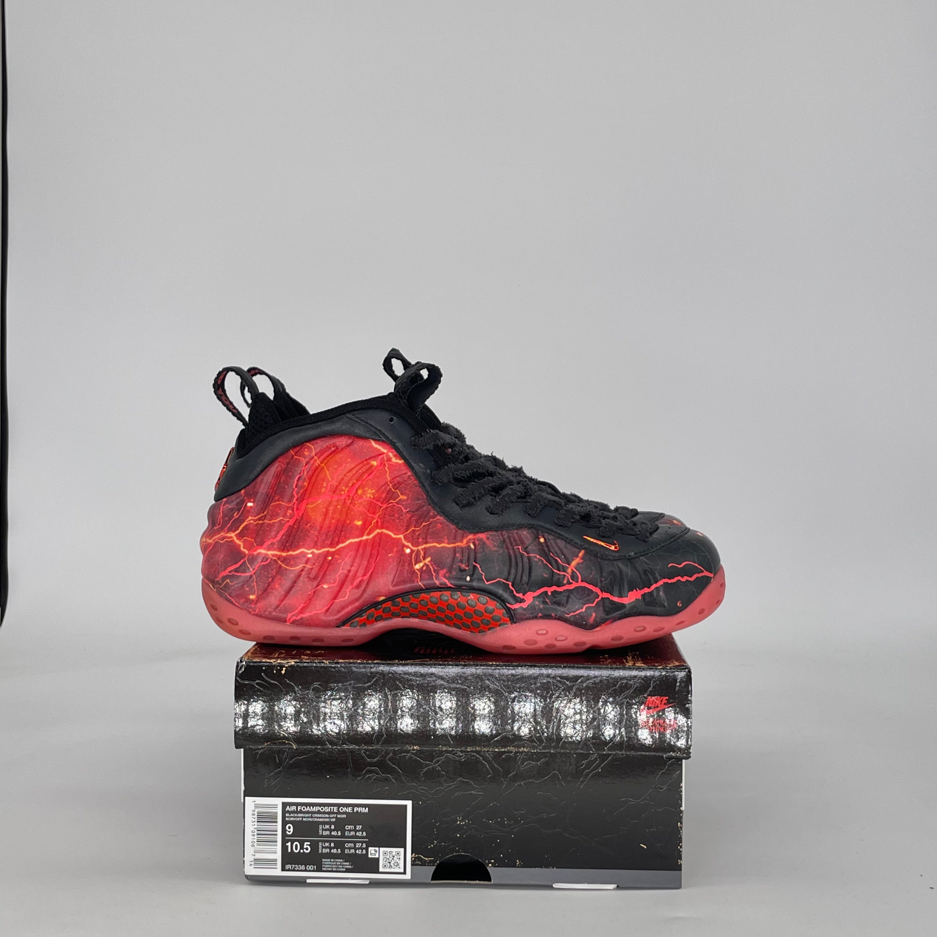 NIKE AIR FOAMPOSITE ONE STRANGER THINGS IR7336-001 SIZE 9/10.5W