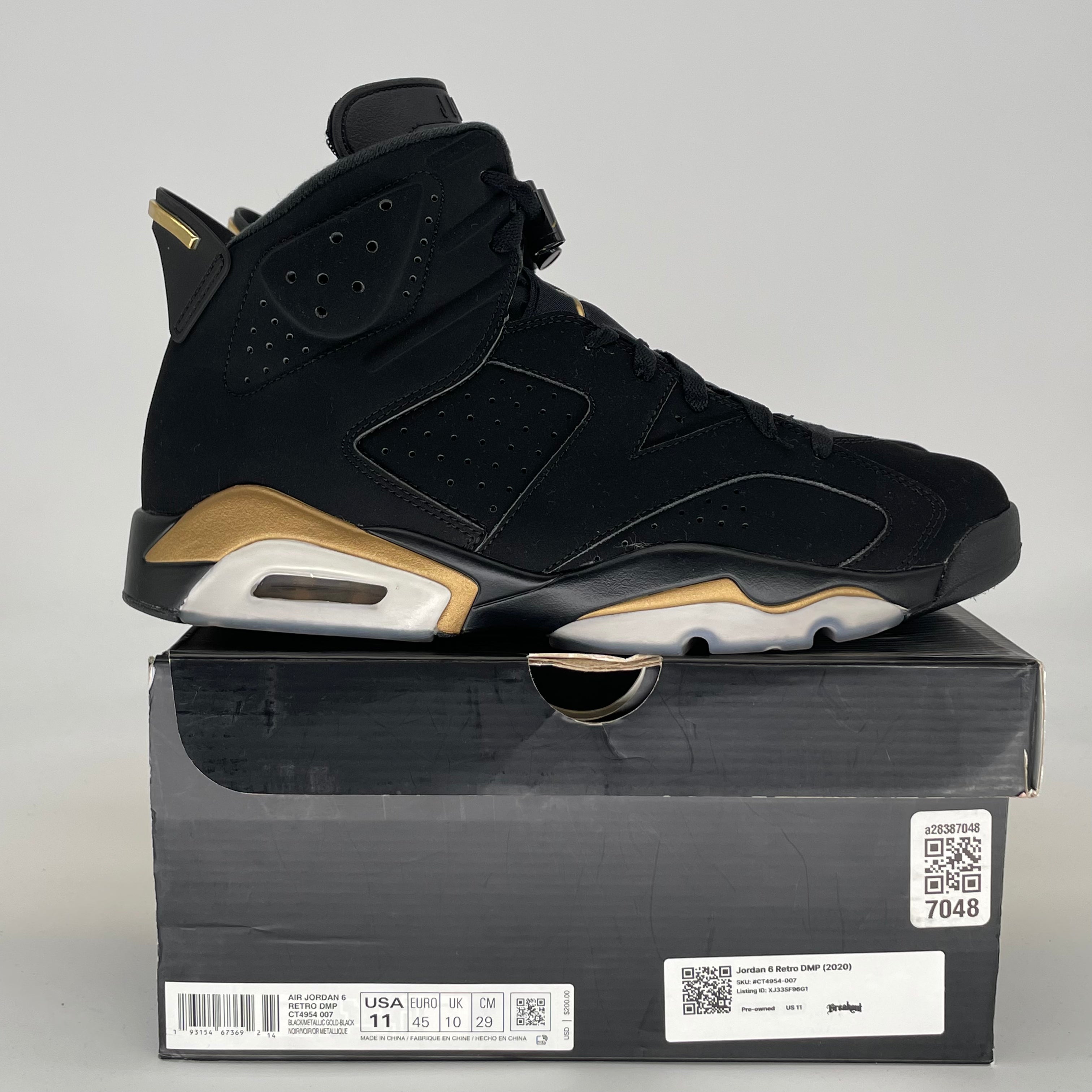AIR JORDAN 6 DMP CT4954-007 SIZE 11/12.5W