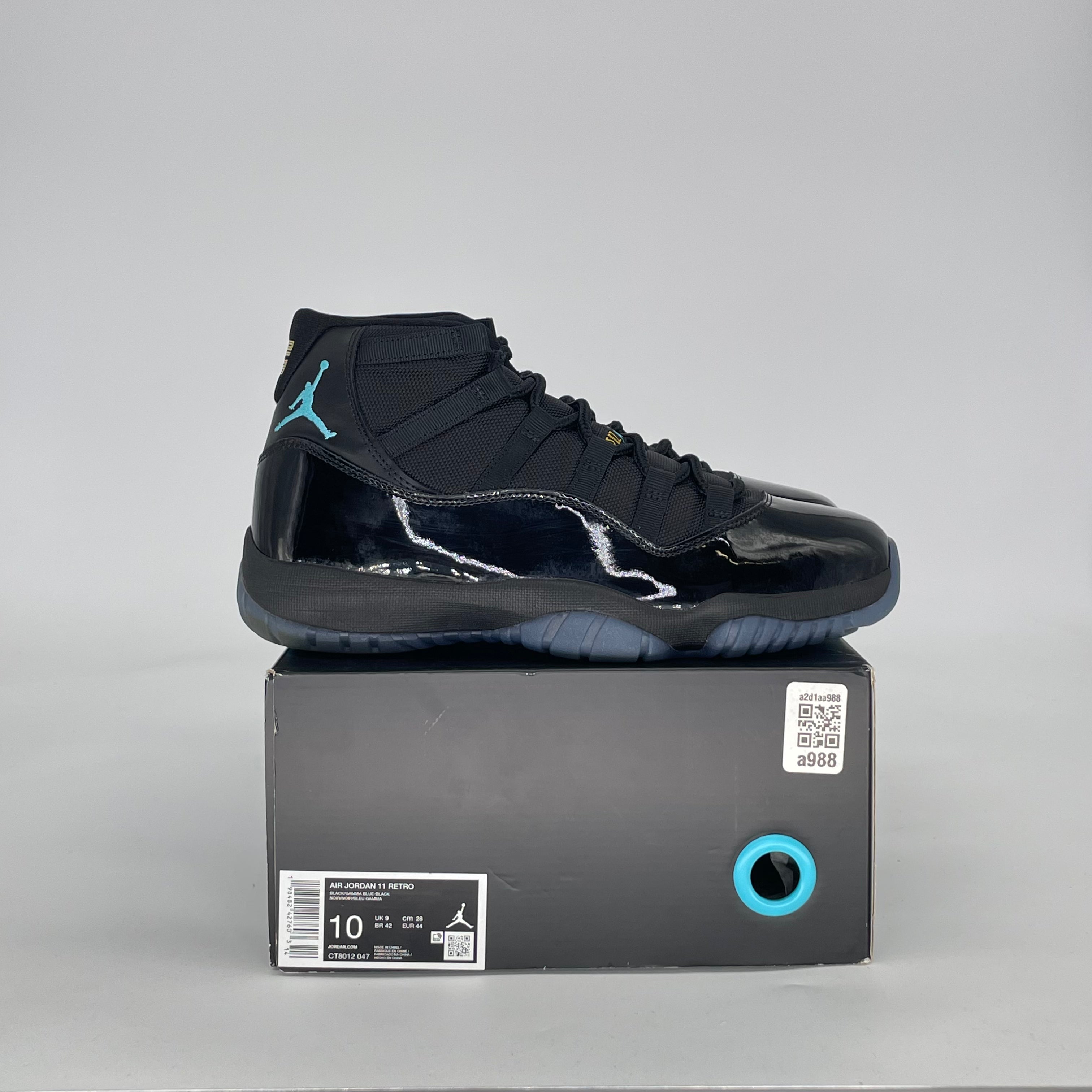 AIR JORDAN 11 GAMMA BLUE CT8012-047 SIZE 10/11.5W