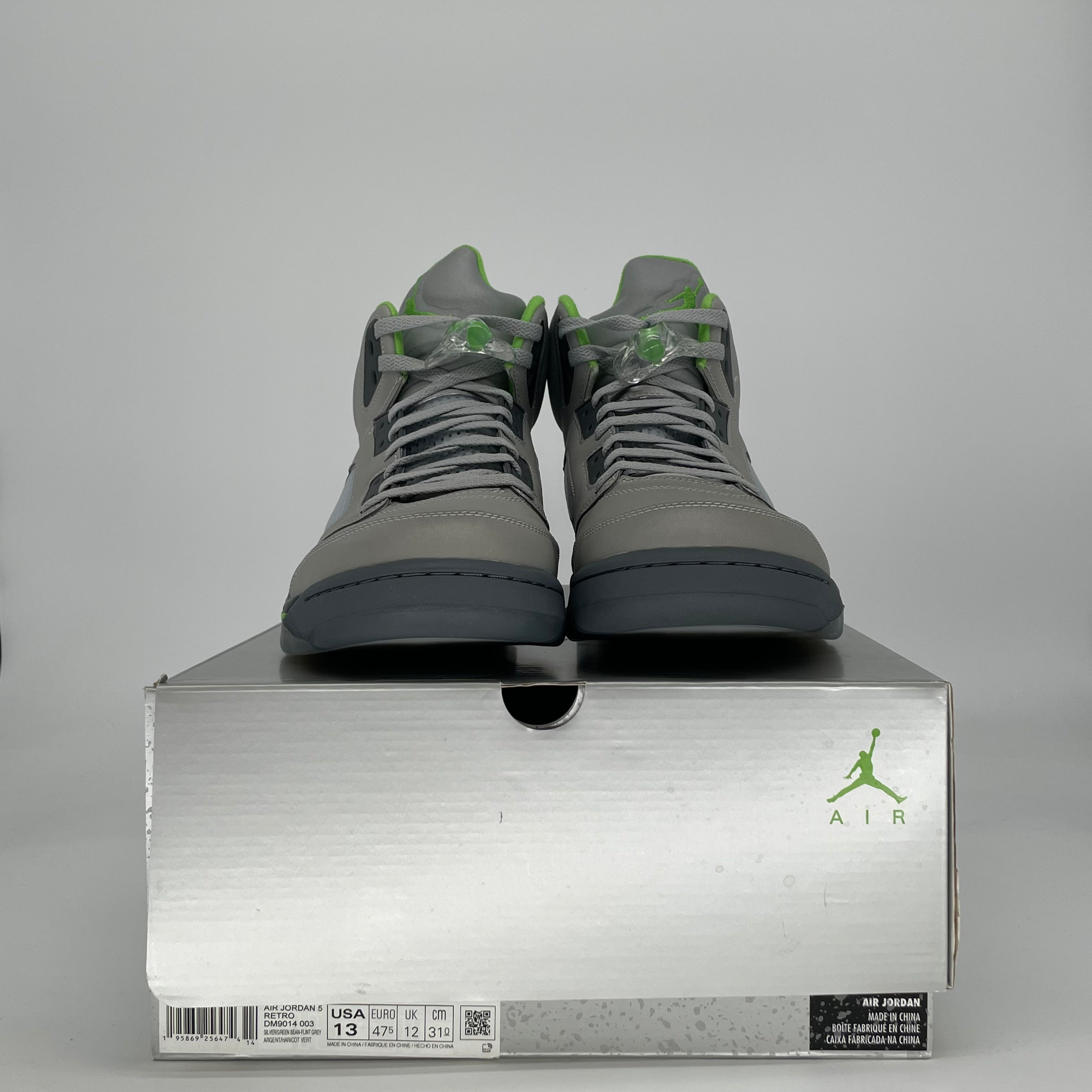 AIR JORDAN 5 GREEN BEAN DM9014-003 SIZE 13/14.5W
