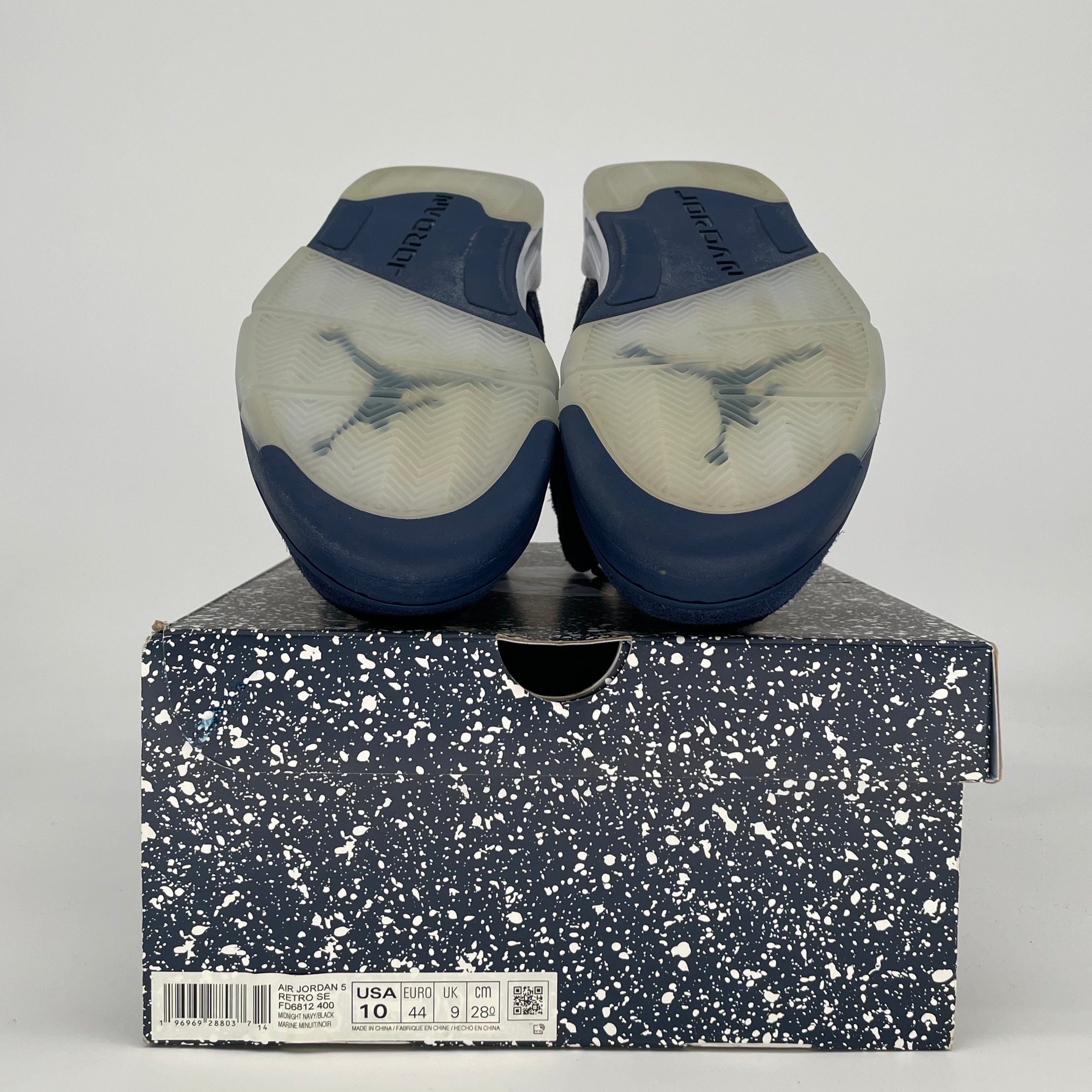 AIR JORDAN 5 MIDNIGHT NAVY FD6812-400 SIZE 10/11.5W