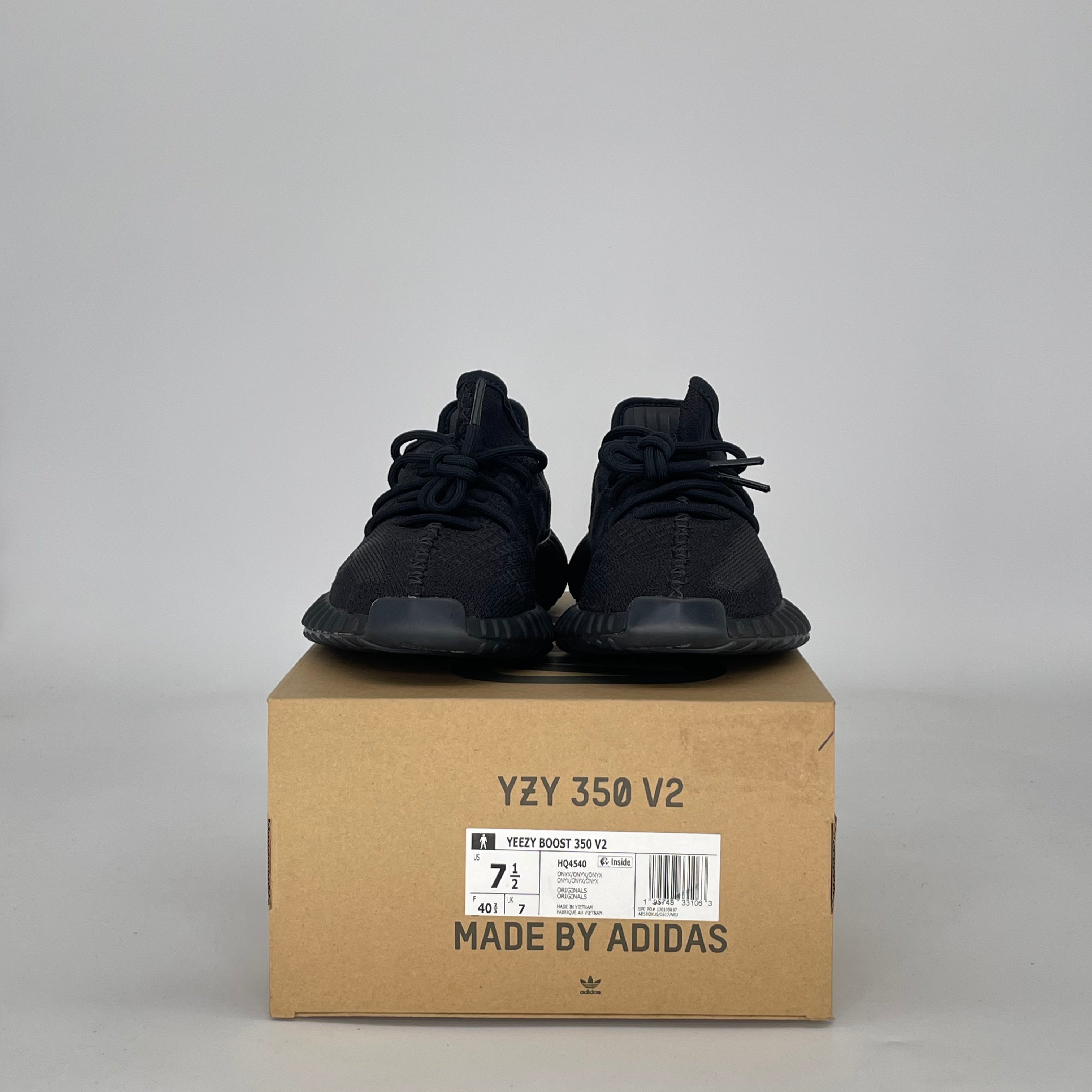 ADIDAS YEEZY BOOST 350 V2 ONYX HQ4540 SIZE 7.5/9W GS