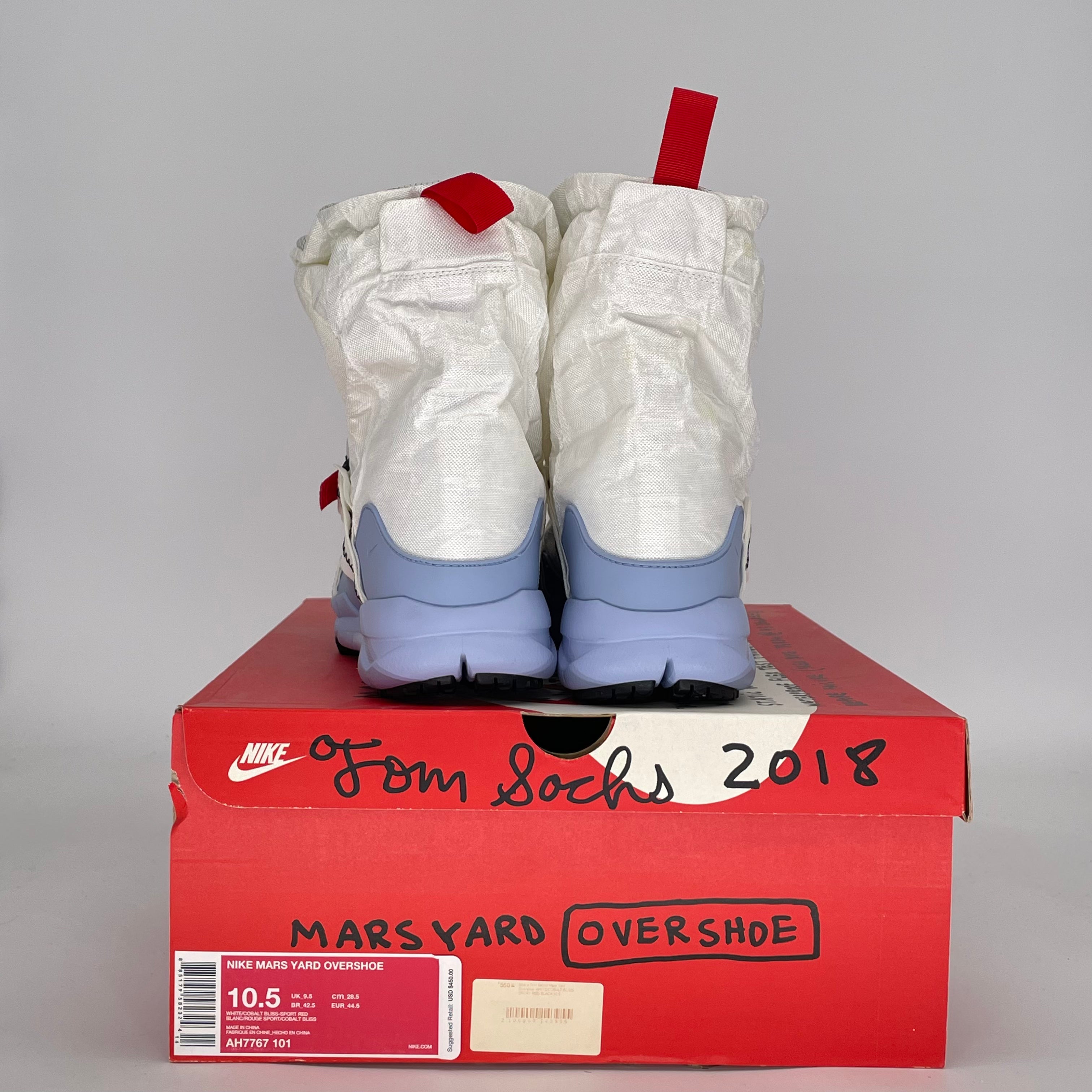 NIKE MARS YARD OVERSHOE TOM SACHS AH7767-101 SIZE 10.5/12W NIKE