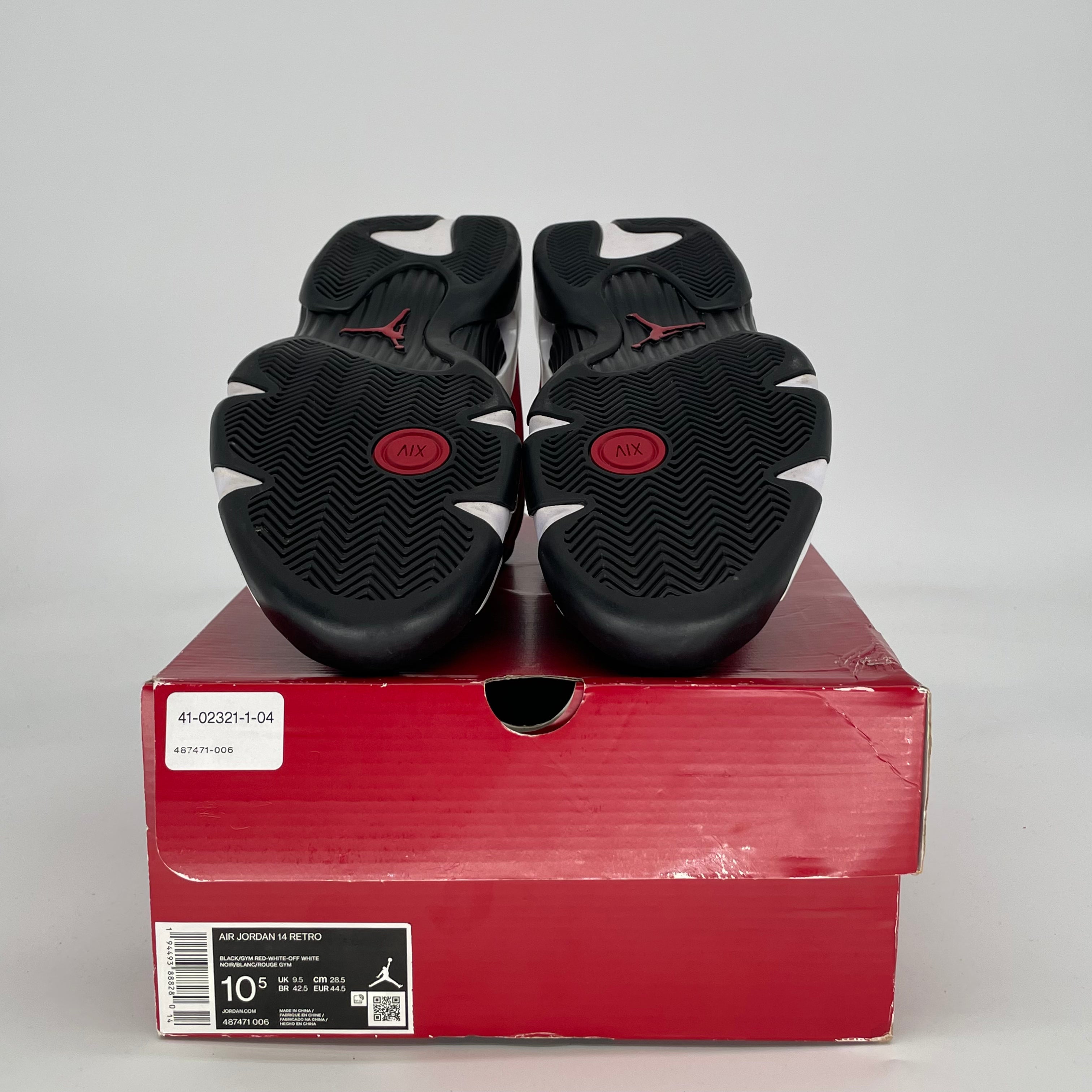 AIR JORDAN 14 GYM RED TORO 487471-006 SIZE 10.5/12W