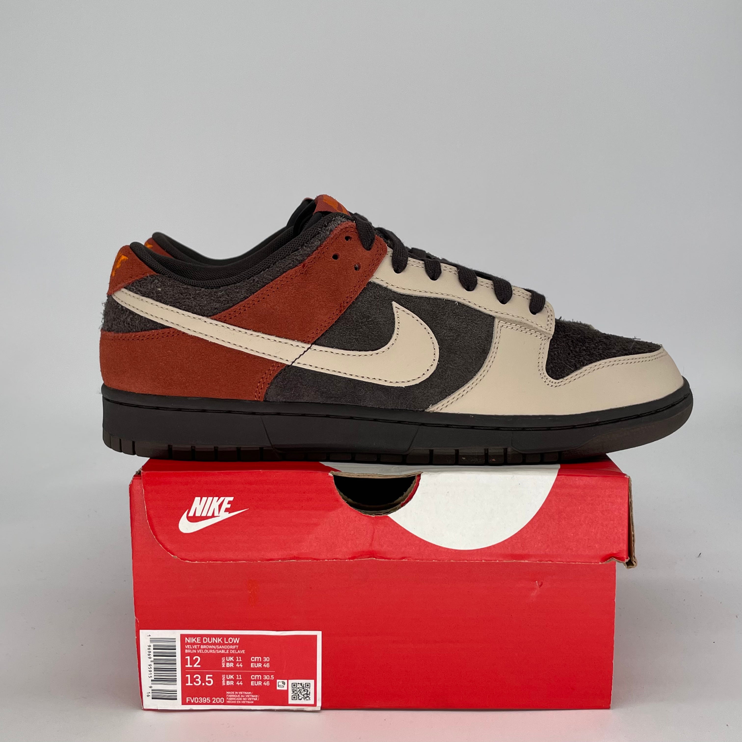 NIKE DUNK LOW RED PANDA FV0395-200 SIZE 12/13.5W