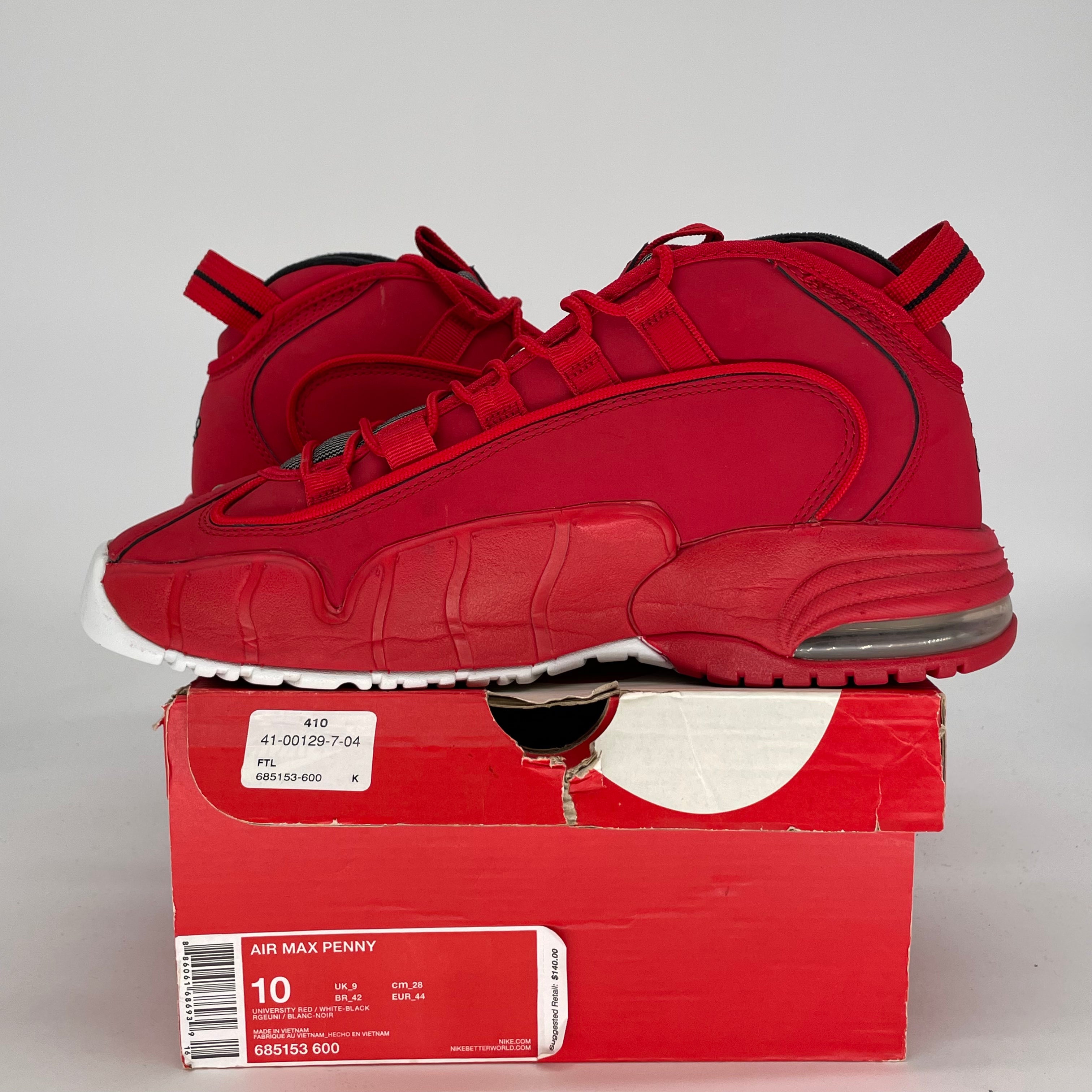 NIKE AIR MAX PENNY 1 RIVAL PACK 685153-600 SIZE 10/11.5W