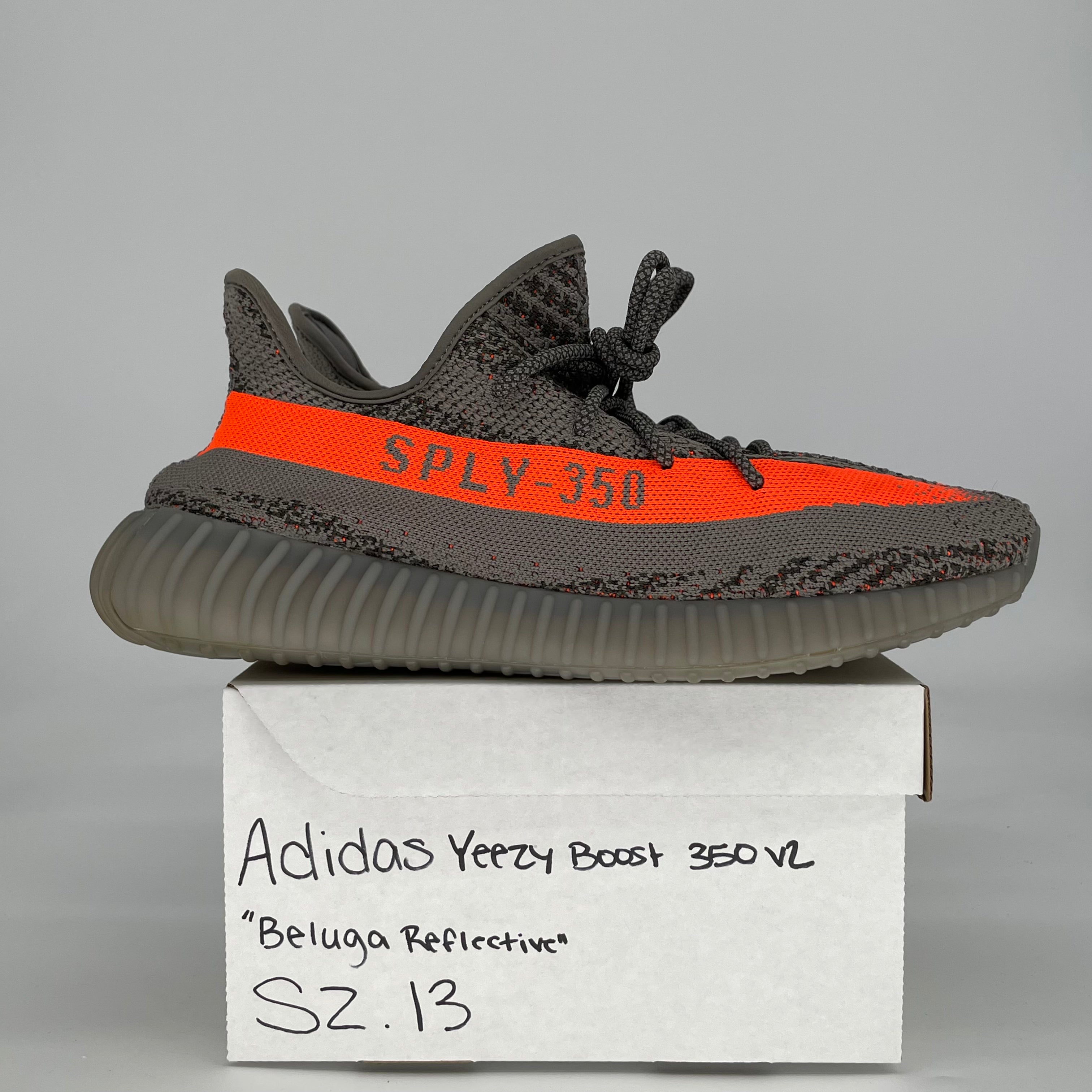 ADIDAS YEEZY BOOST 350 V2 BELUGA REFLECTIVE GW1229 SIZE 13/14.5W