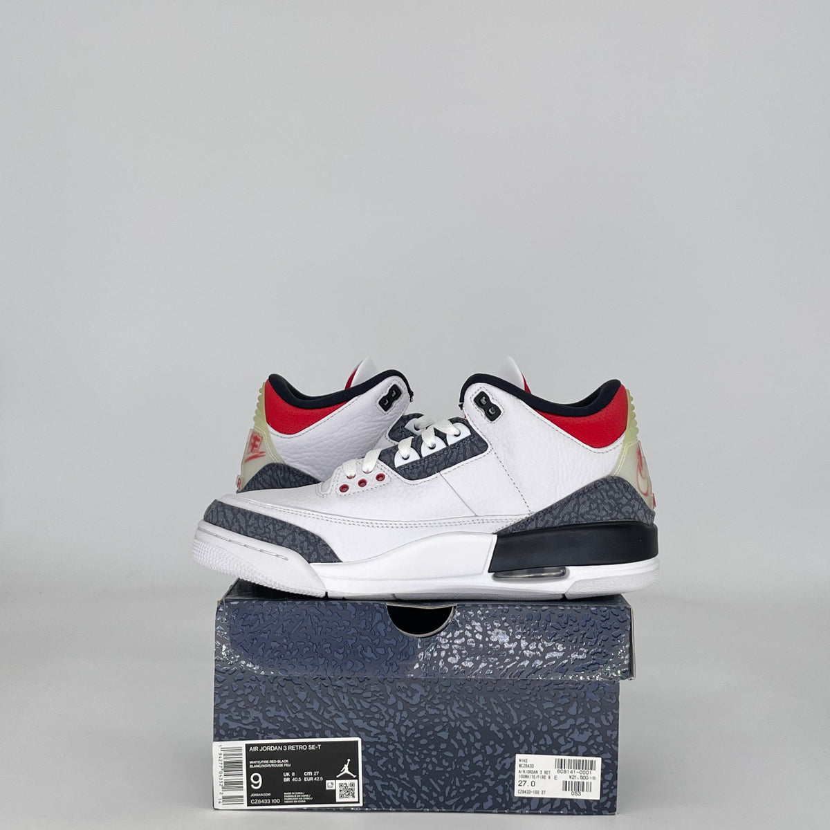 Jordan 3 Retro SE-T CO.JP Fire Red Denim