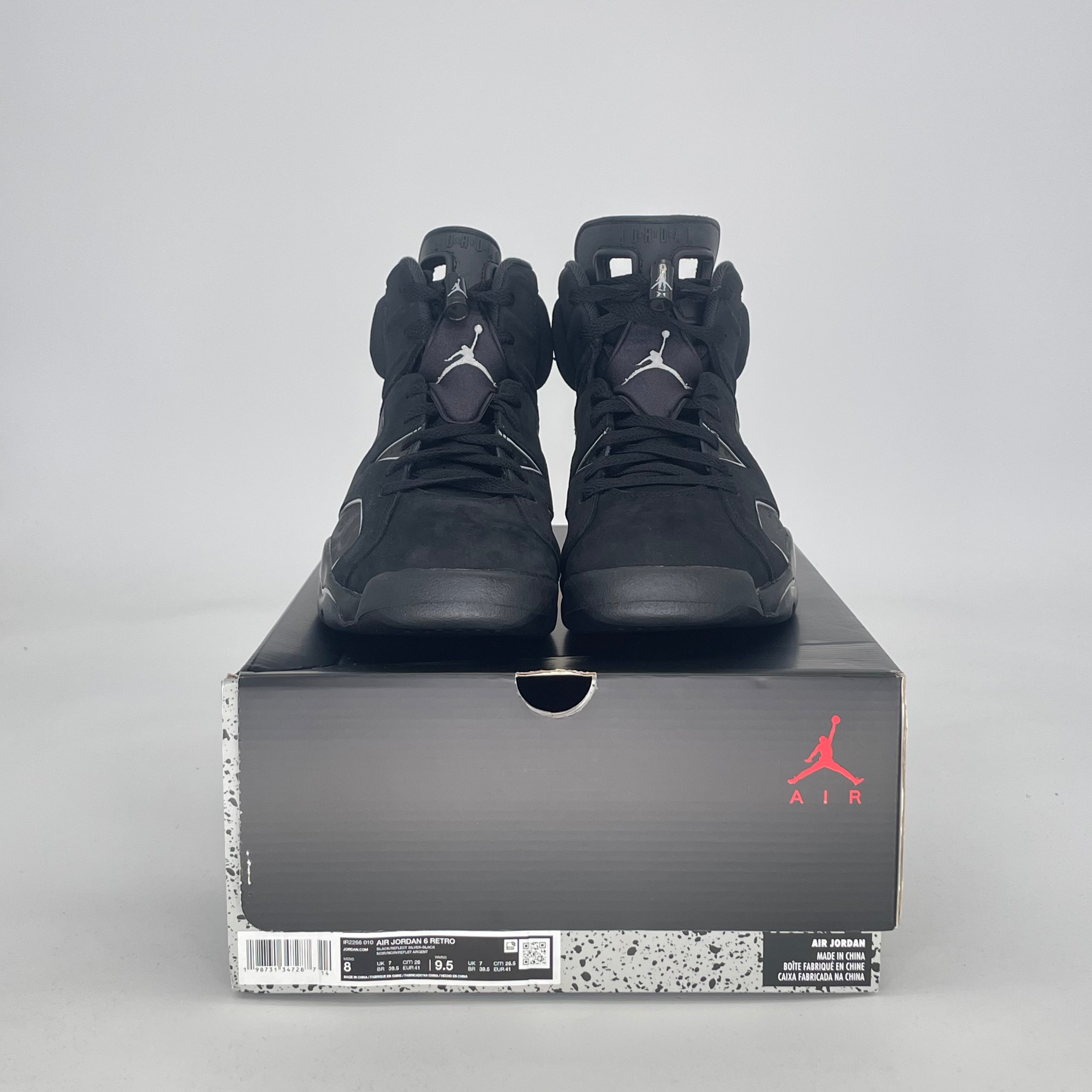 AIR JORDAN 6 CAP AND GOWN IR2266-010 SIZE 8/9.5W