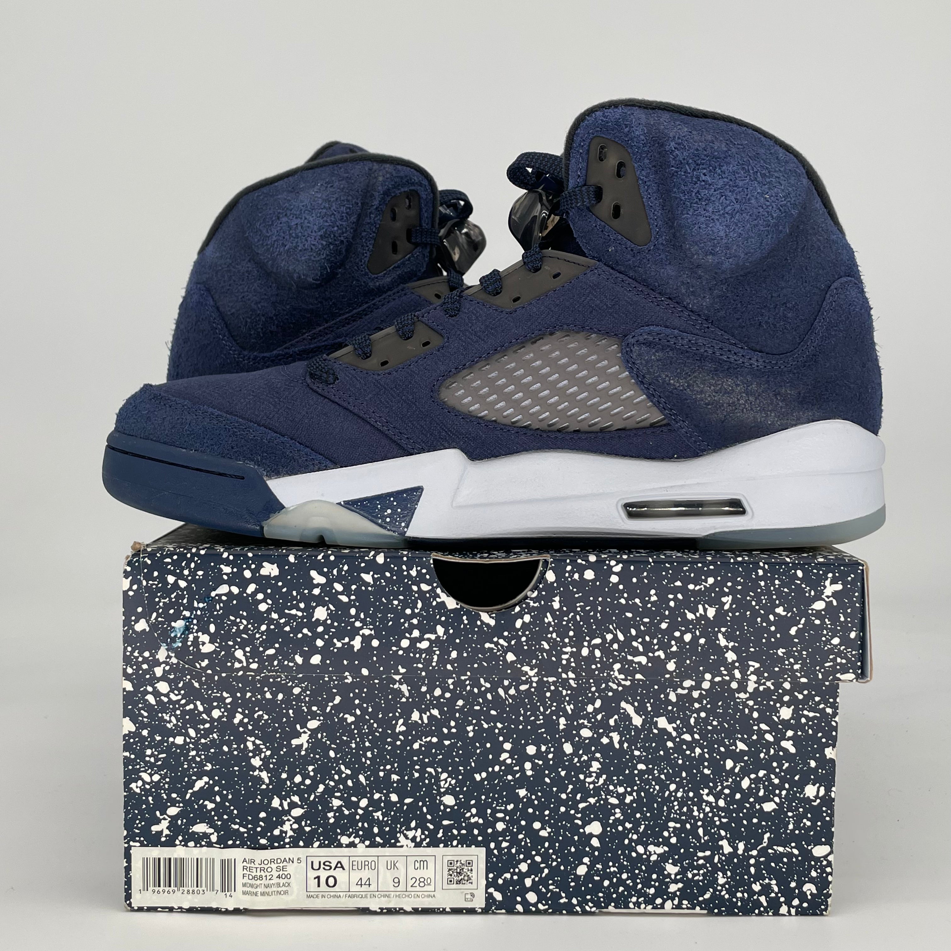 AIR JORDAN 5 MIDNIGHT NAVY FD6812-400 SIZE 10/11.5W