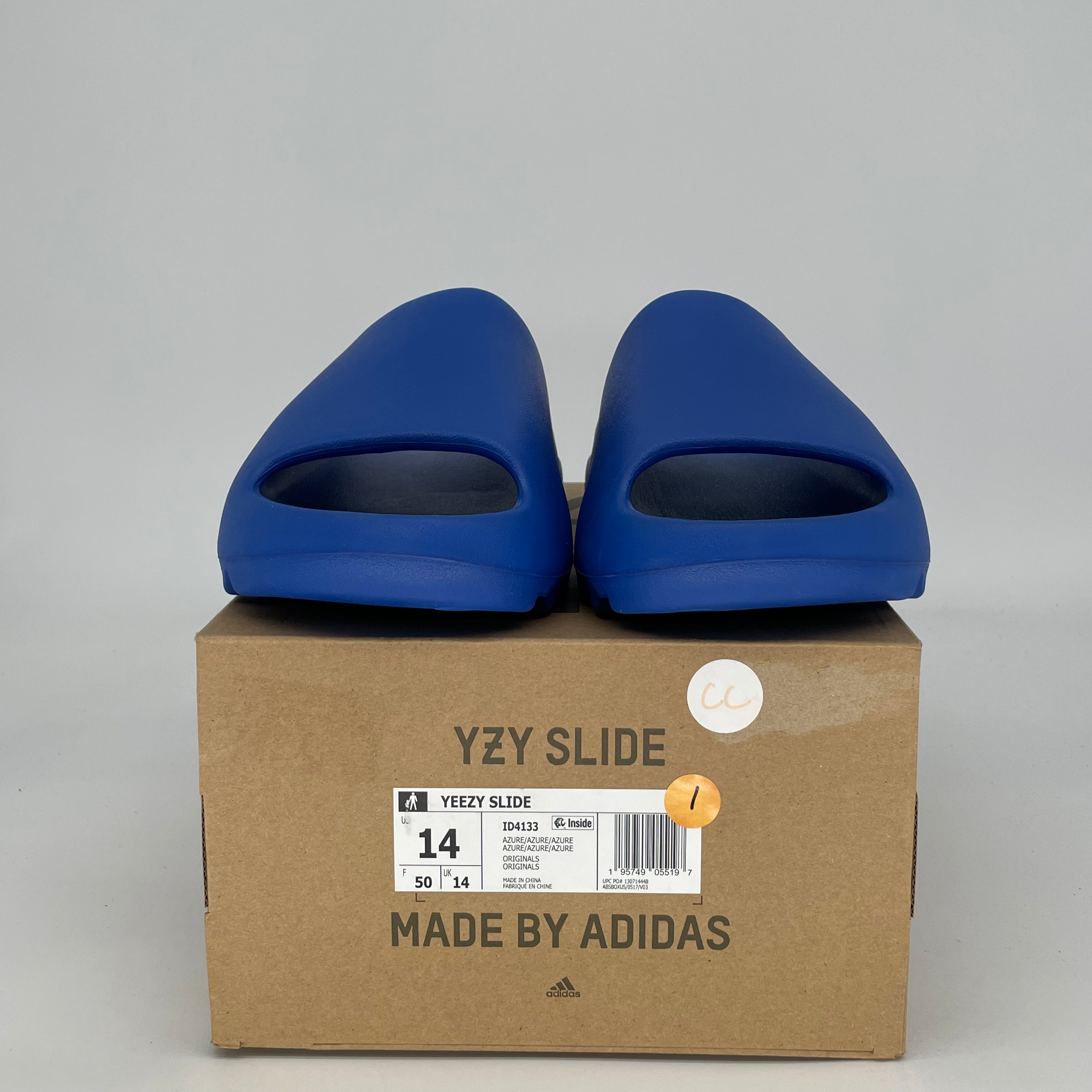 ADIDAS YEEZY SLIDE AZURE ID4133 SIZE 14/15.5W