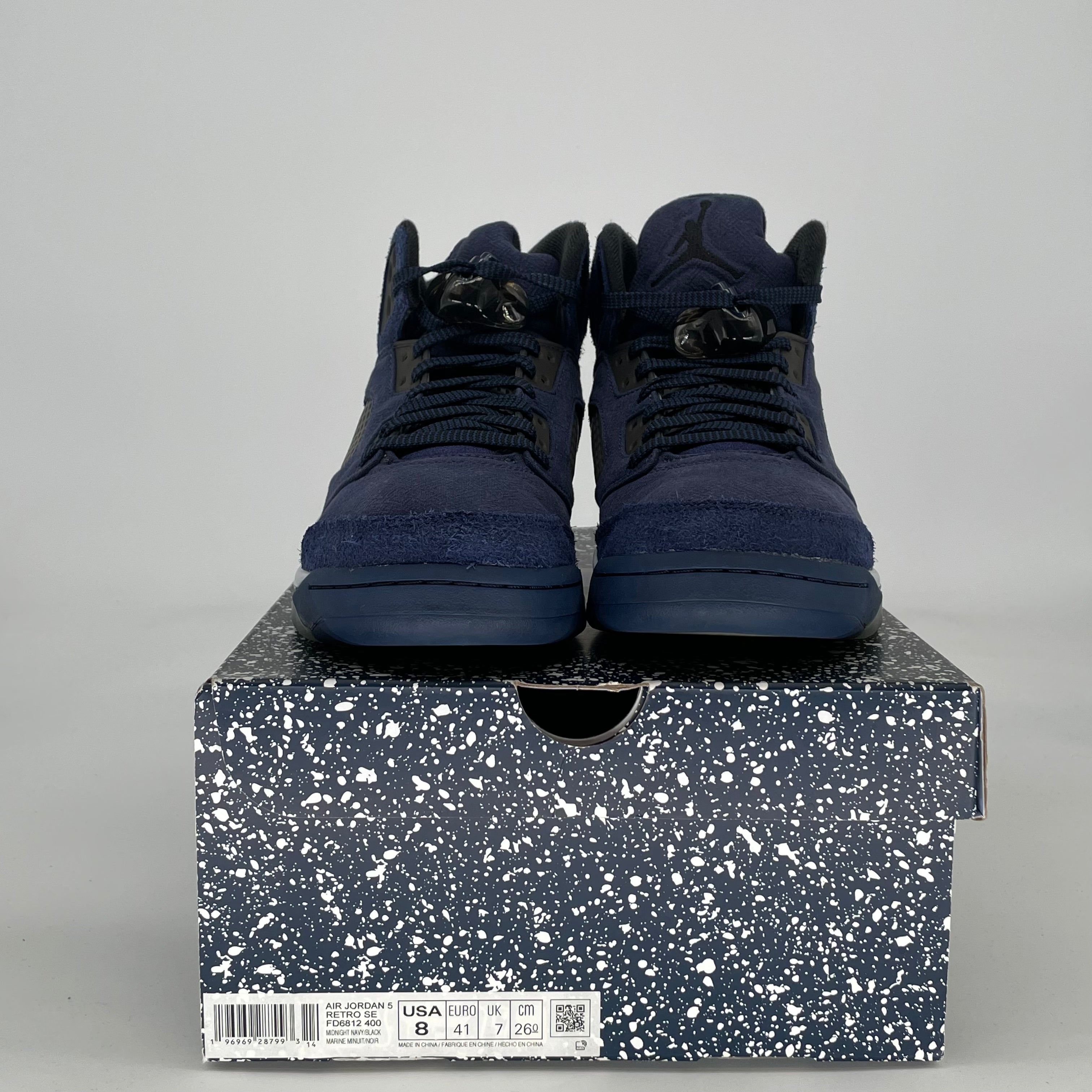 AIR JORDAN 5 MIDNIGHT NAVY FD6812-400 SIZE 8/9.5W