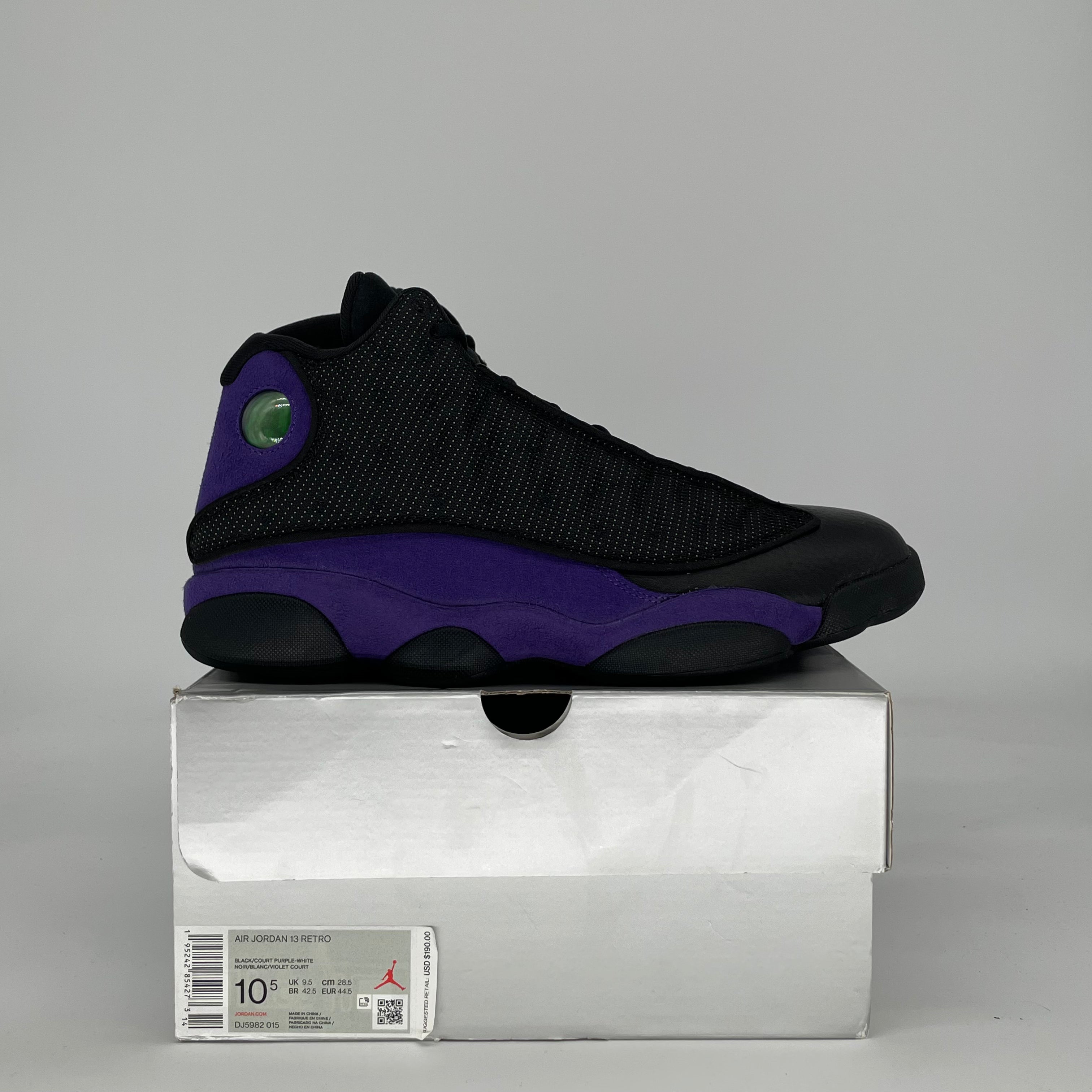 AIR JORDAN 13 COURT PURPLE DJ5982-015 SIZE 10.5/12W