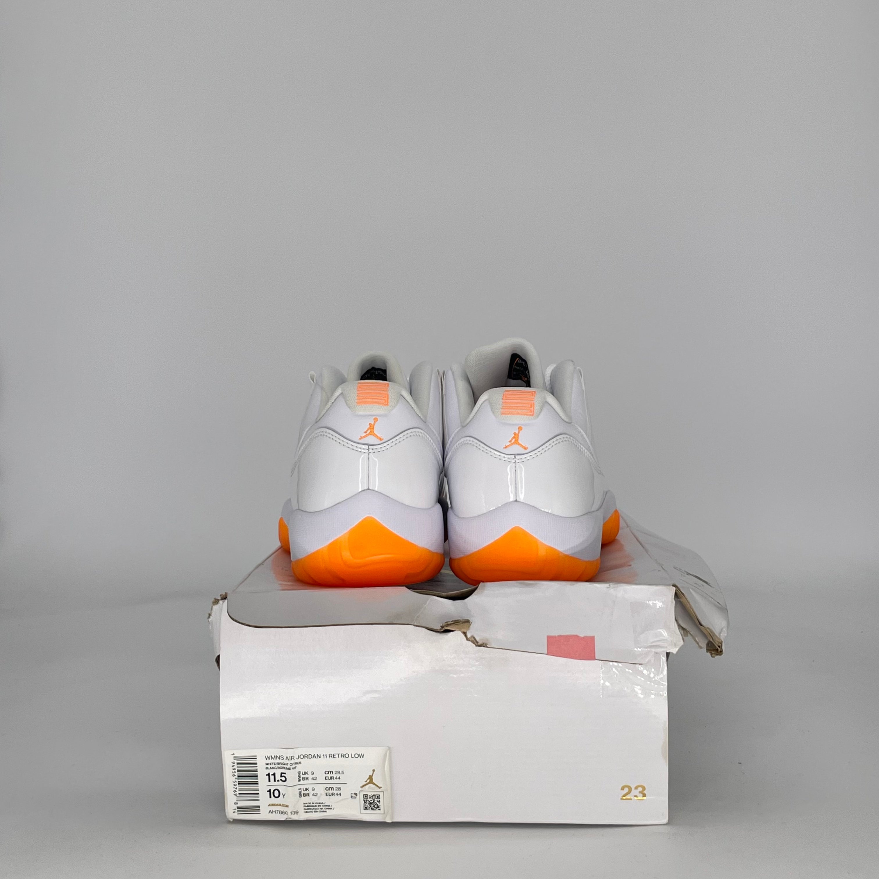 AIR JORDAN 11 LOW CITRUS (2021) AH7860-139 SIZE 10/11.5W