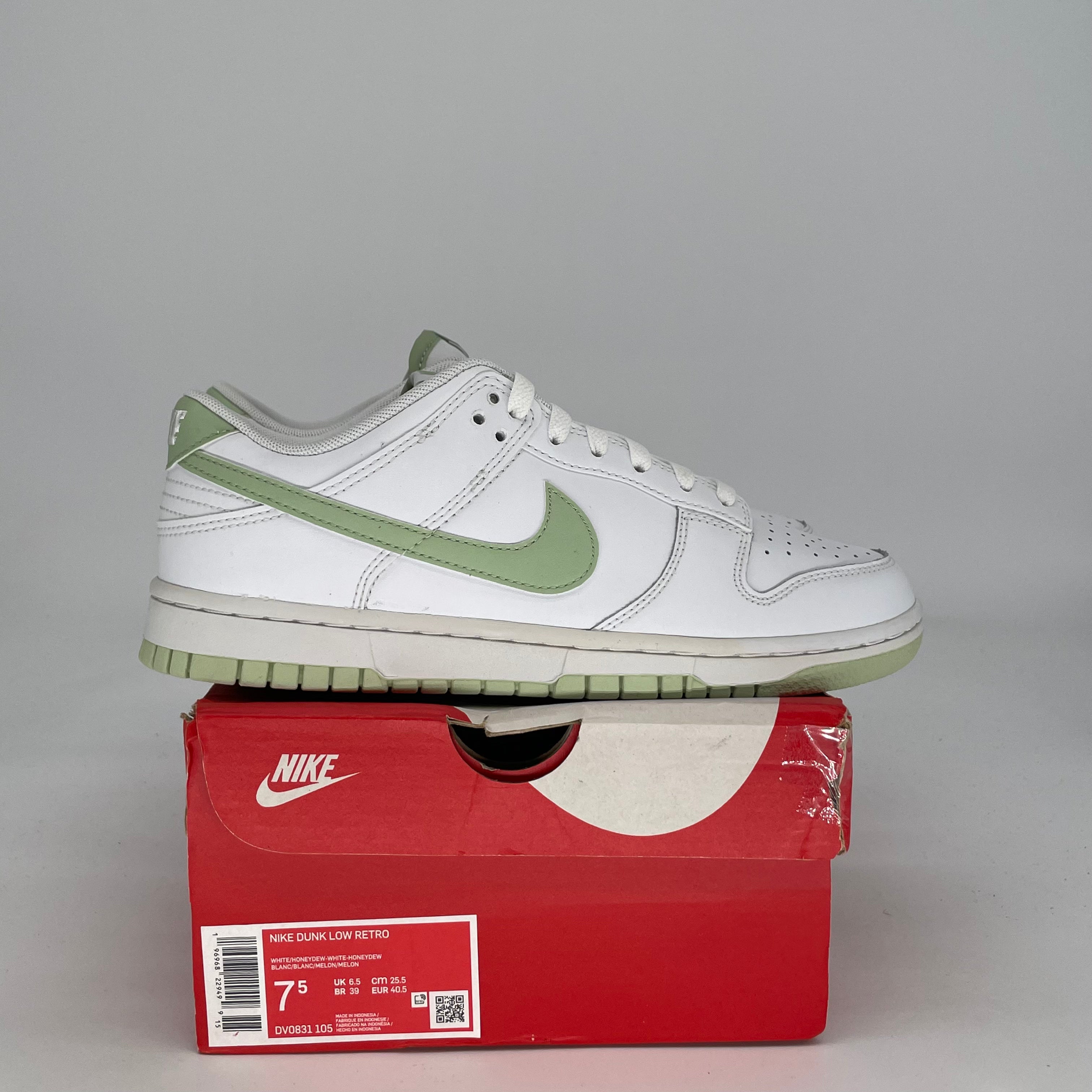 NIKE DUNK LOW HONEYDEW DV0831-105 SIZE 7.5/9W