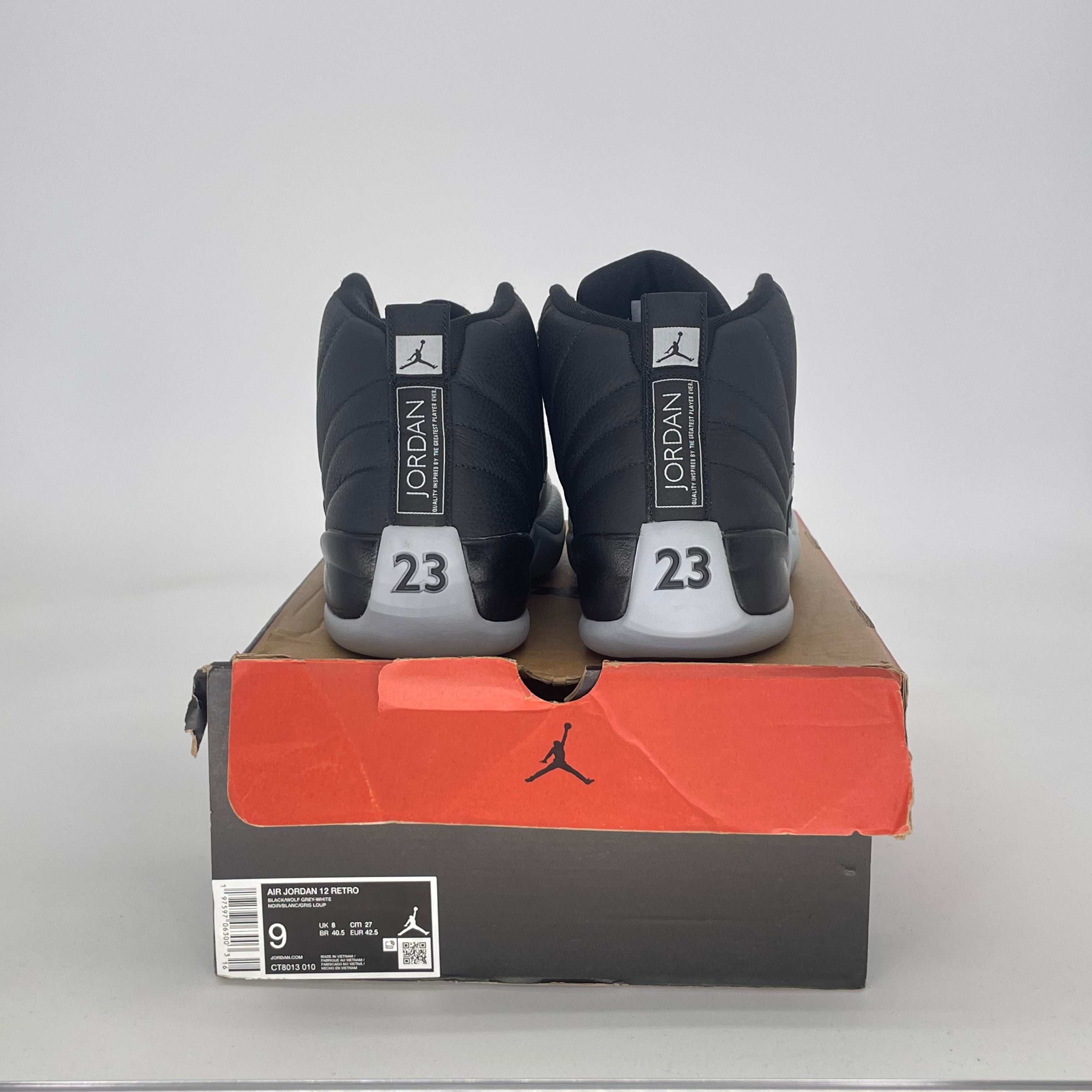 AIR JORDAN 12 BARONS CT8013-010 SIZE 9/10.5W