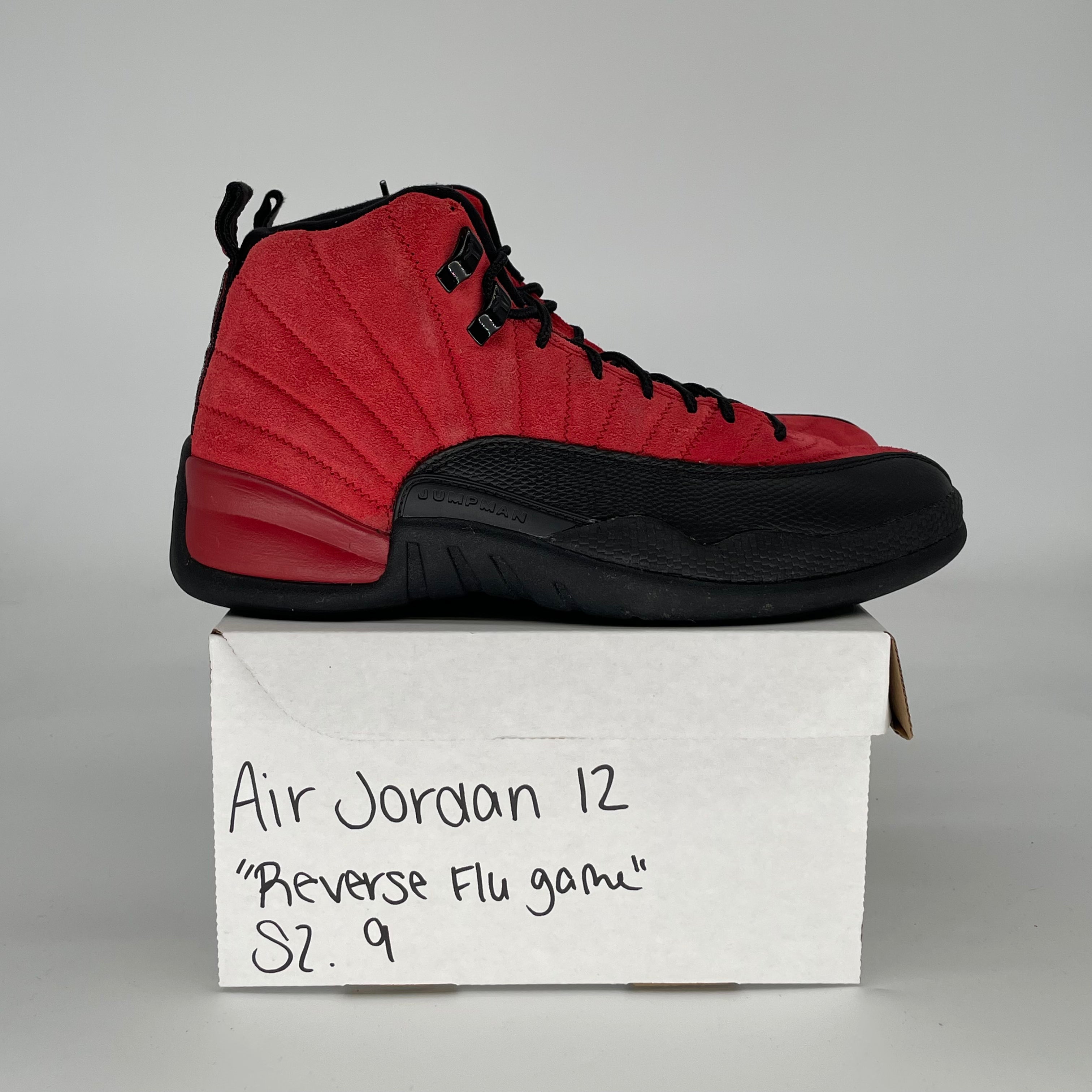 AIR JORDAN 12 REVERSE FLU GAME CT8013-602 SIZE 9/10.5W
