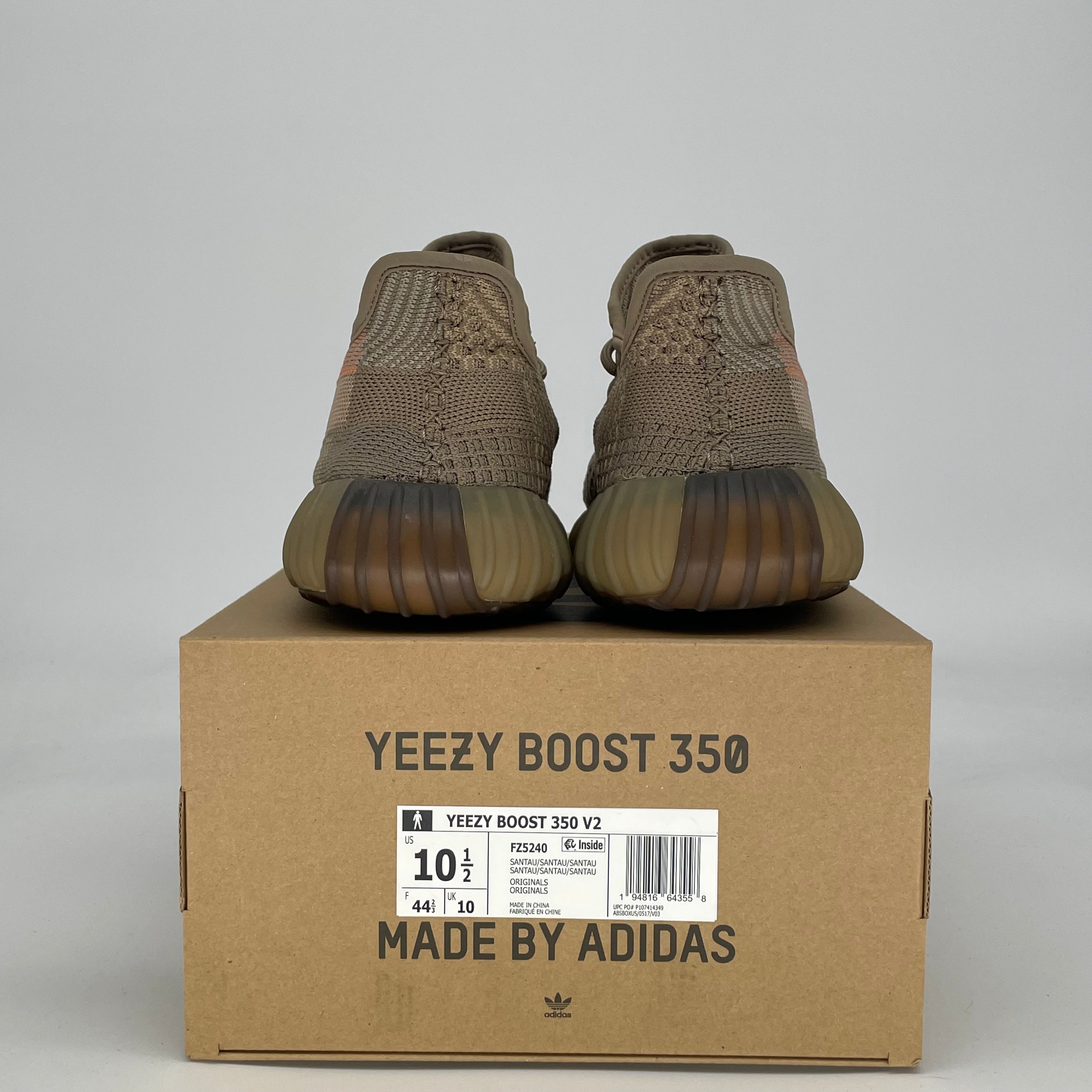 ADIDAS YEEZY 350 V2 SAND TAUPE FZ5240 SIZE 10.5/12W