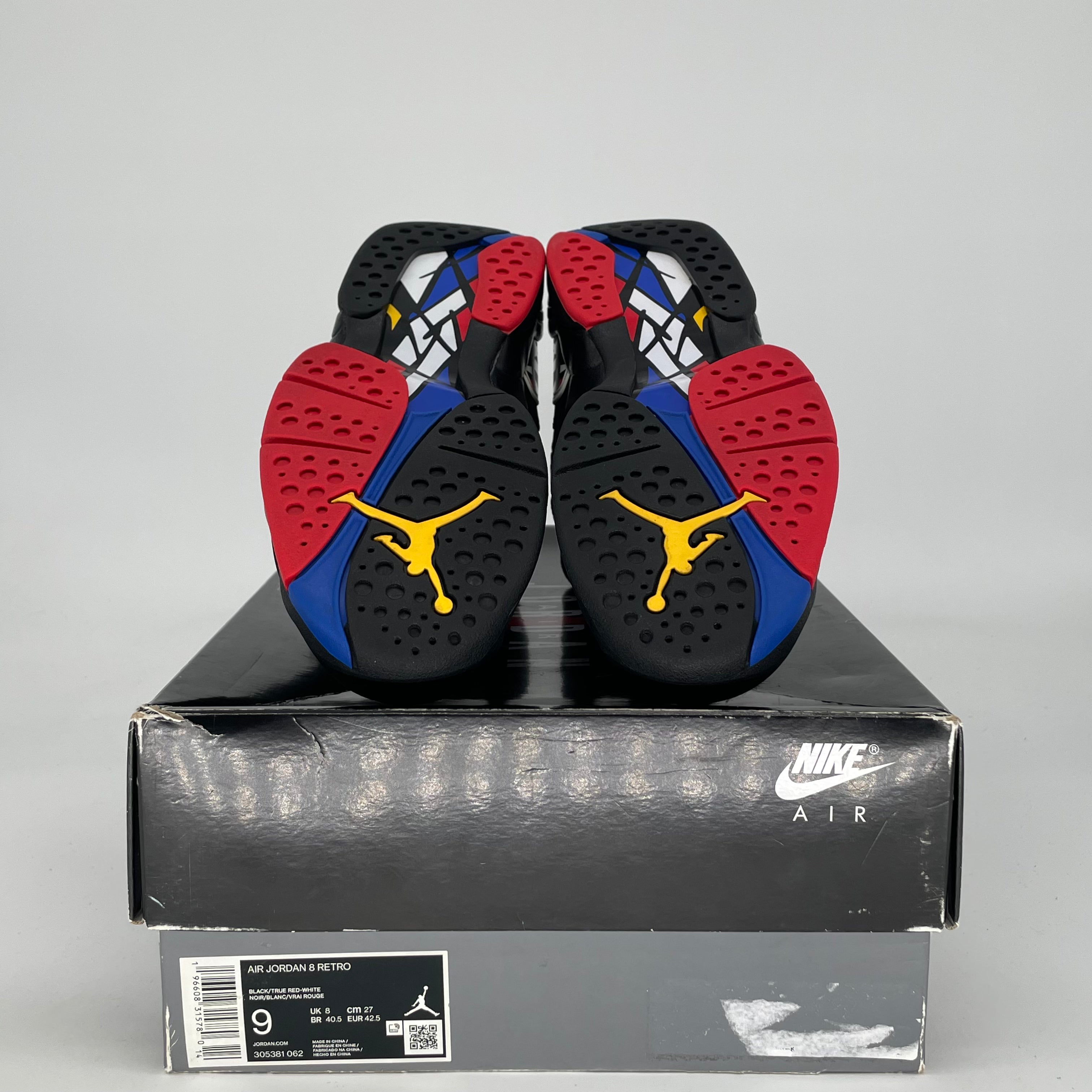 AIR JORDAN 8 PLAYOFFS 305381-062 SIZE 9/10.5W