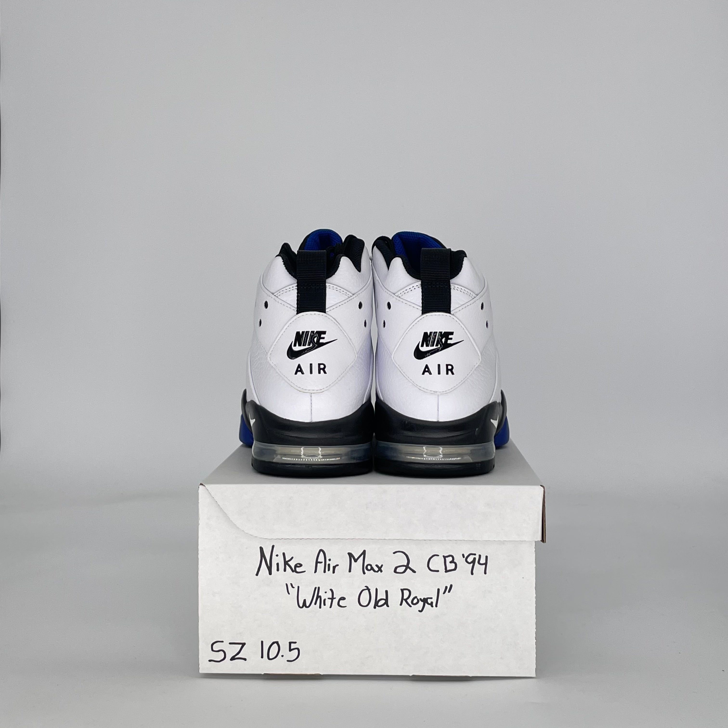NIKE AIR MAX 2 CB '94 WHITE OLD ROYAL DD8557-100 SIZE 10.5/12W