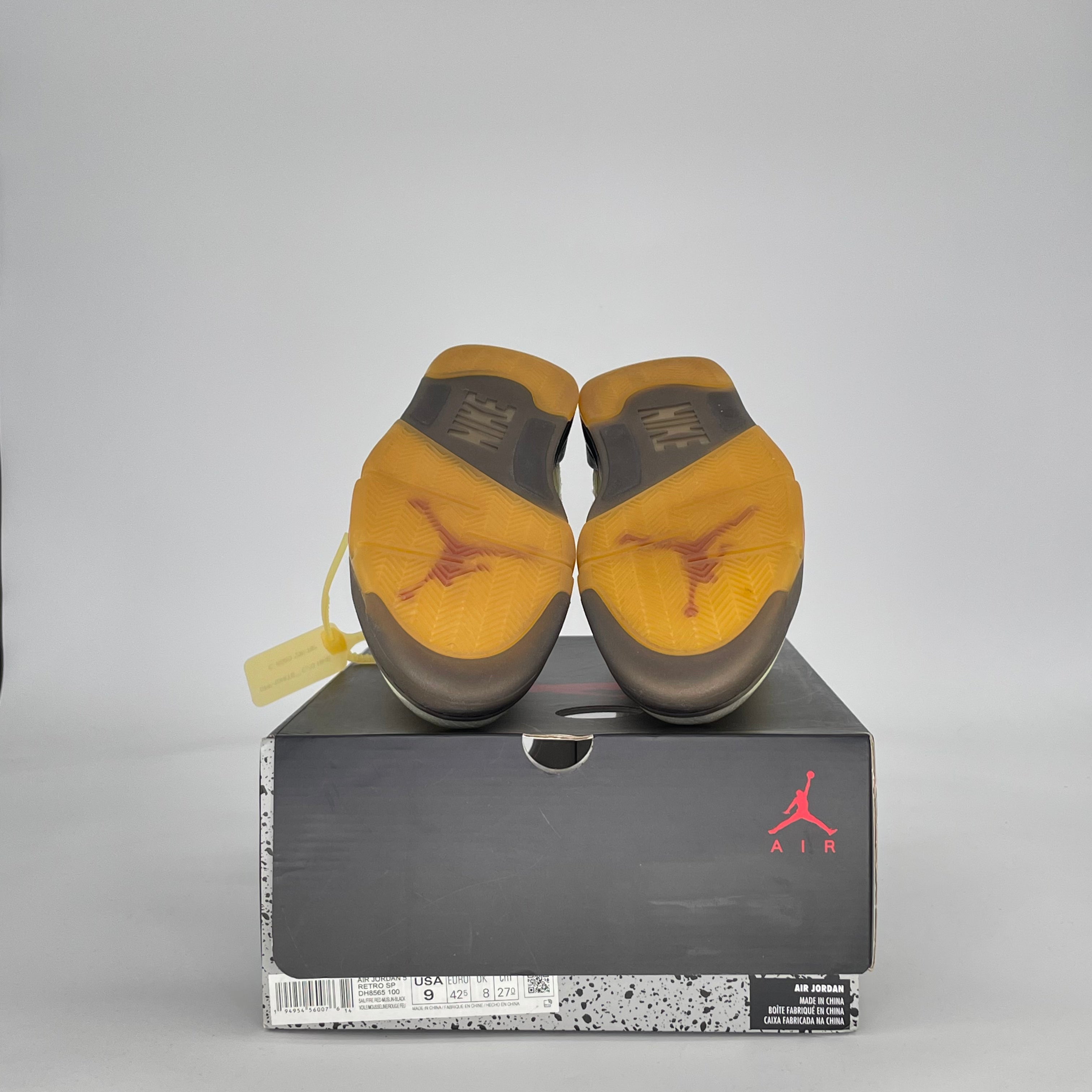 AIR JORDAN 5 OFF-WHITE SAIL DH8565-100 SIZE 9/10.5W