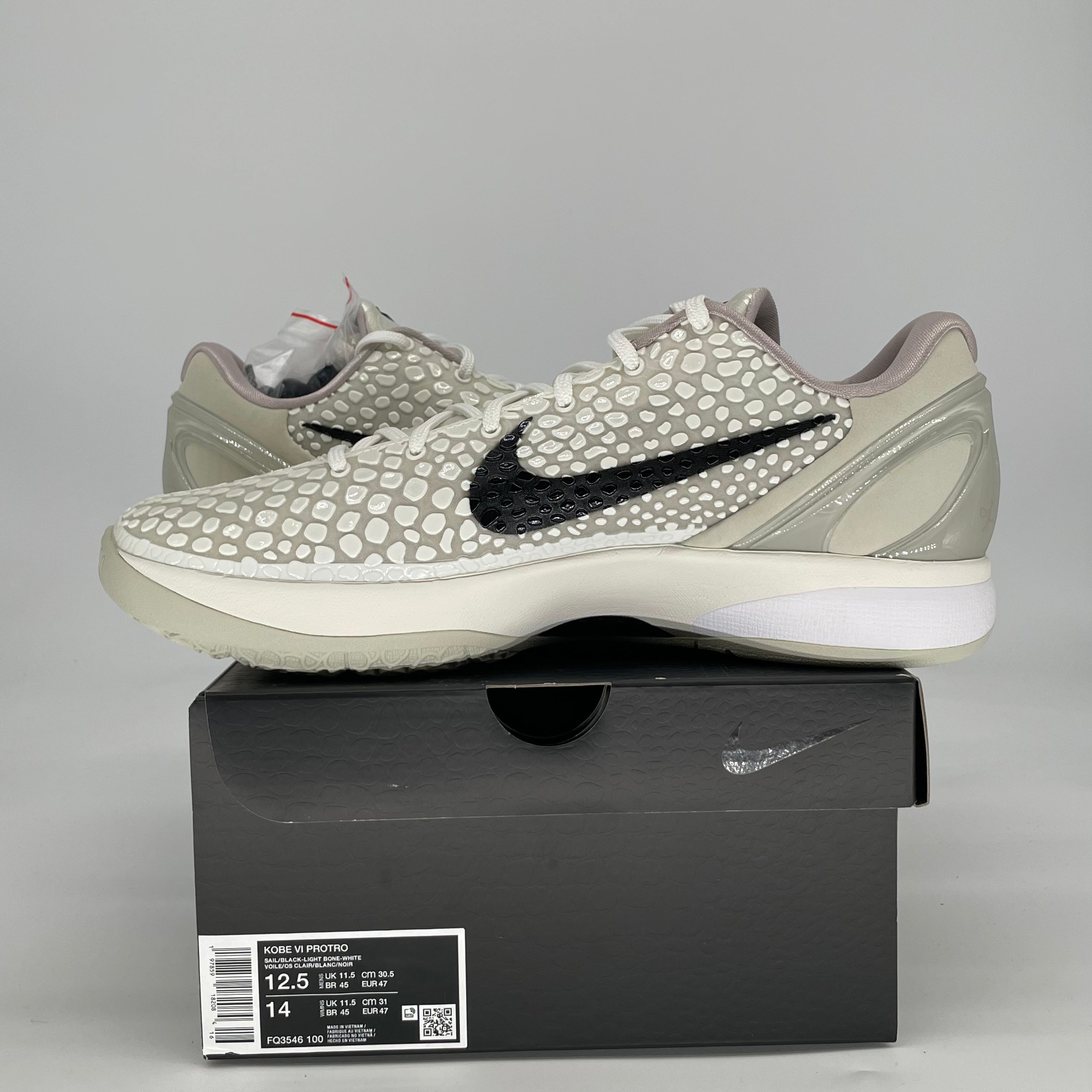 NIKE KOBE 6 PROTRO SAIL ALL-STAR FQ3546-100 SIZE 12.5/14W