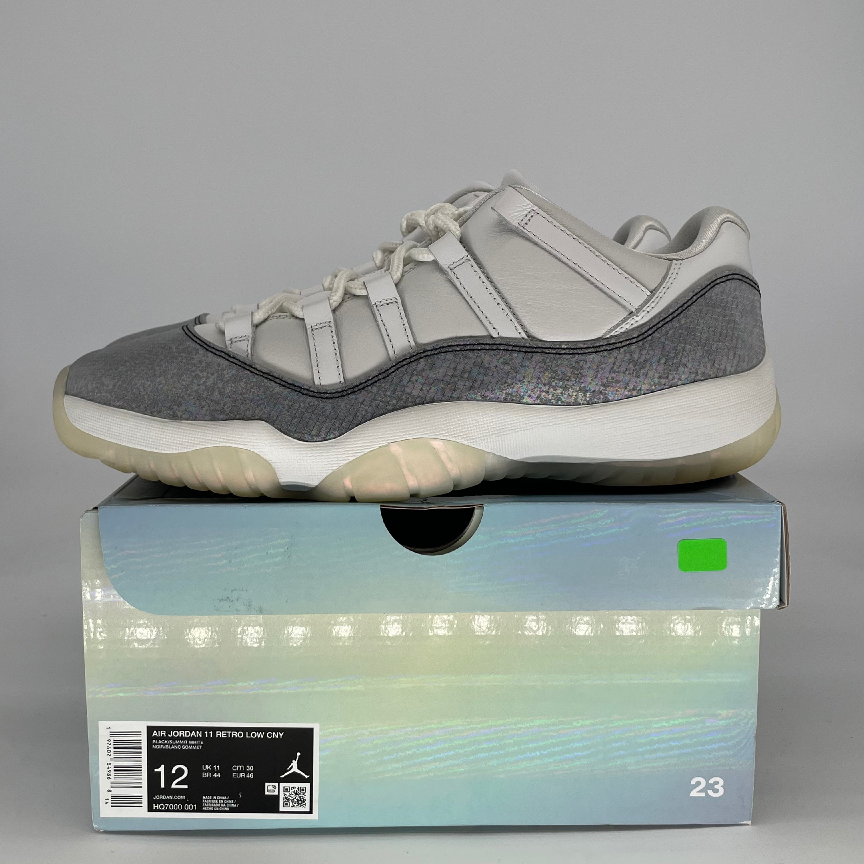 AIR JORDAN 11 LOW YEAR OF THE SNAKE HQ7000-001 SIZE 12/13.5W