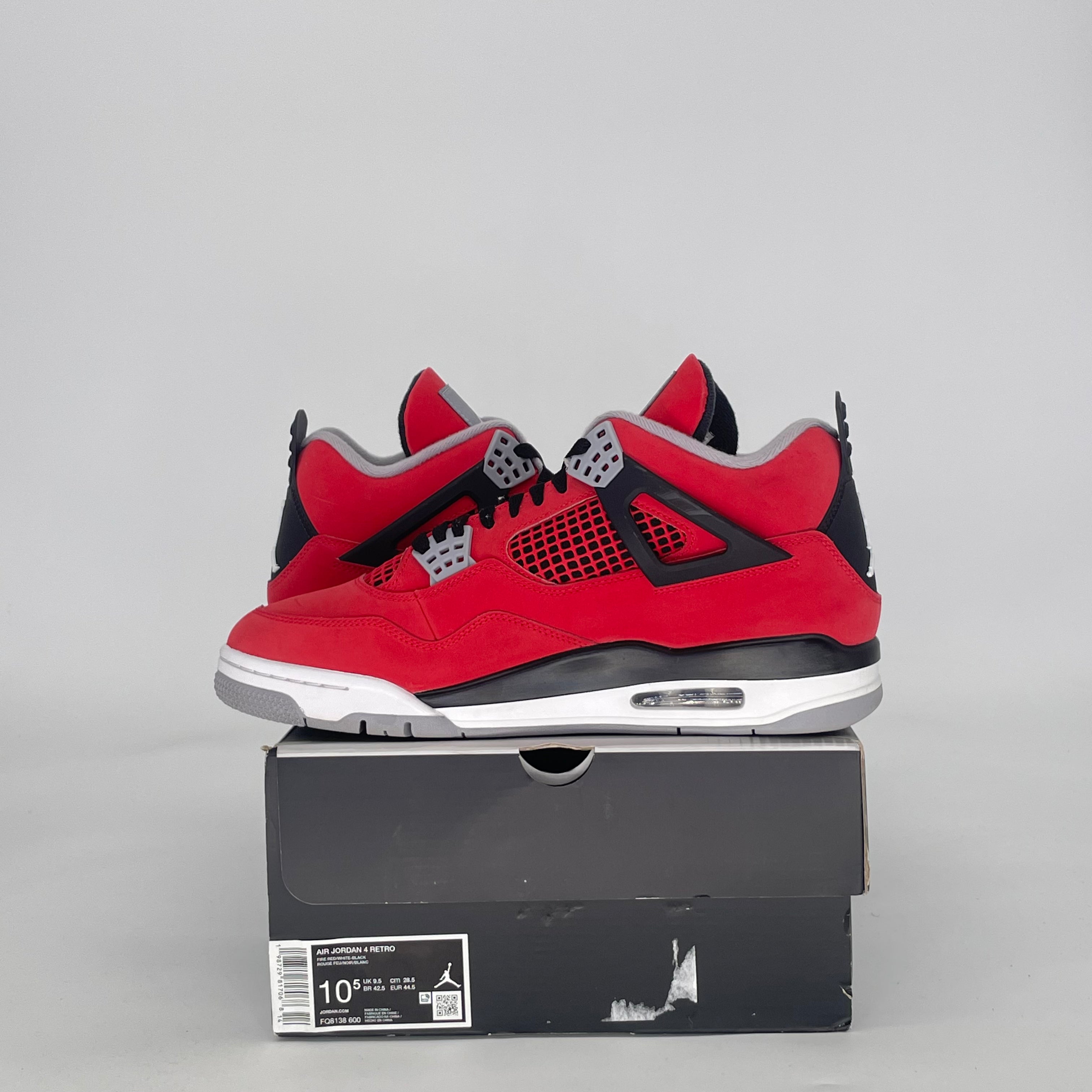 AIR JORDAN 4 TORO BRAVO FQ8138-600 SIZE 10.5/12W