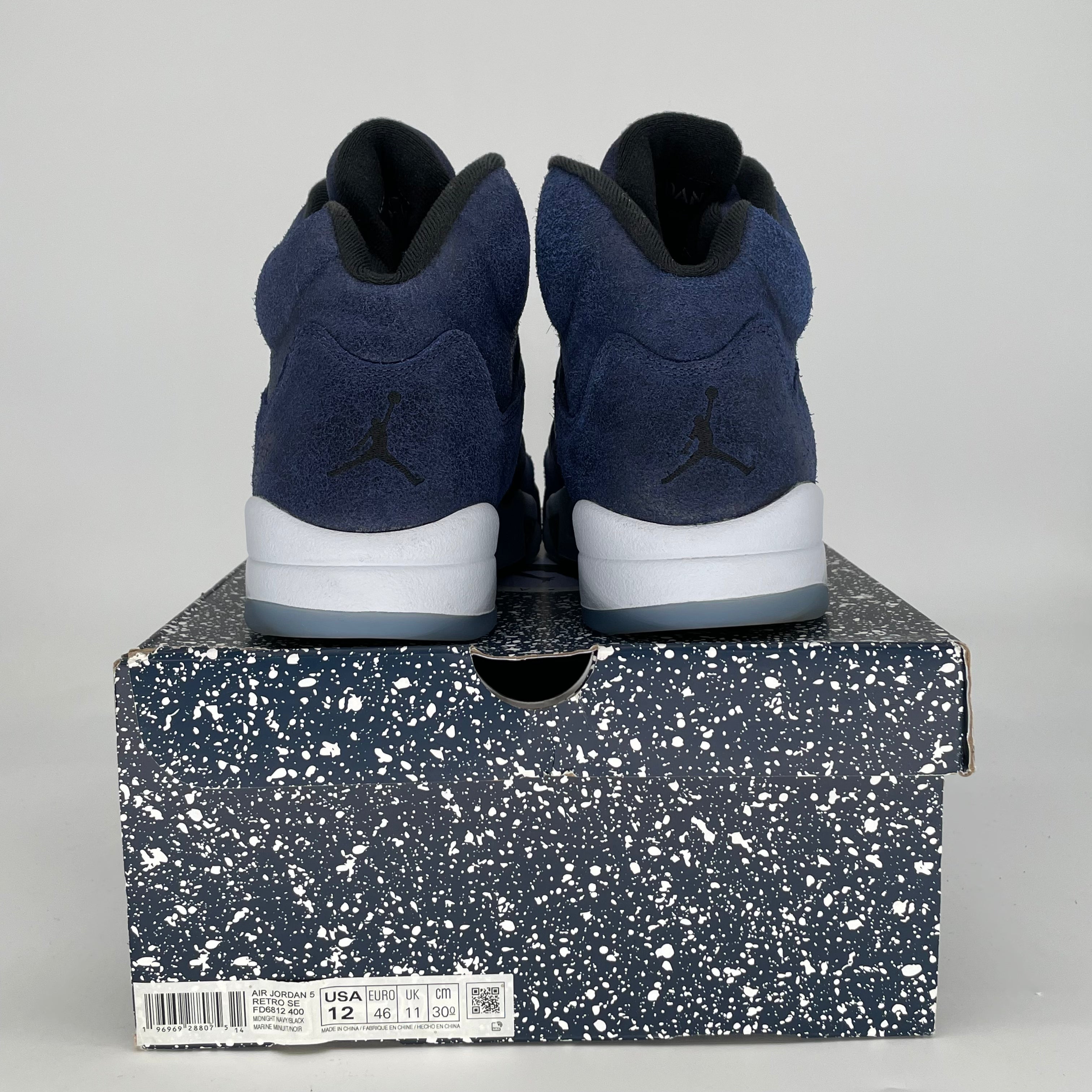 AIR JORDAN 5 MIDNIGHT NAVY FD6812-400 SIZE 12/13.5W