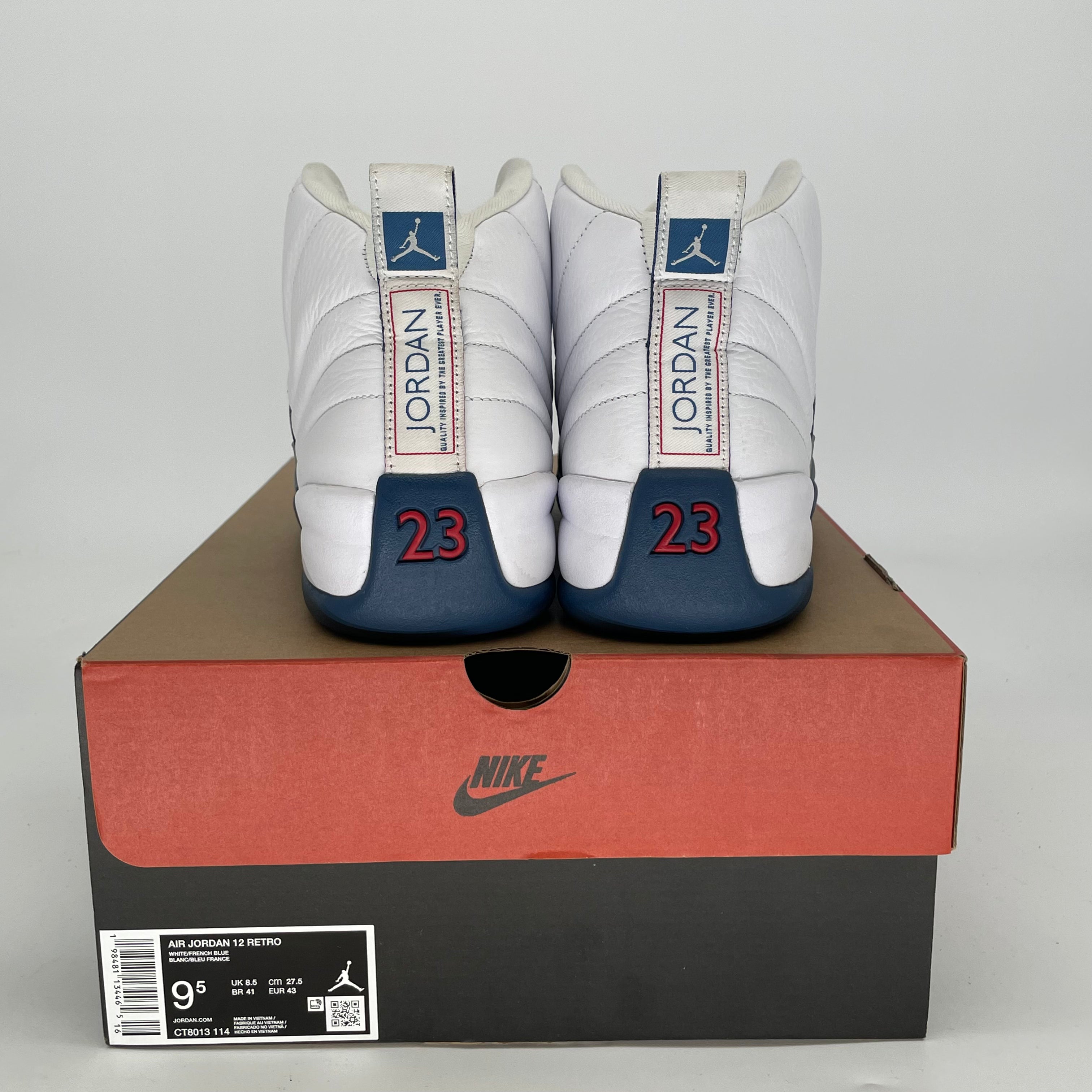 AIR JORDAN 12 FRENCH BLUE CT8013-114 SIZE 9.5/11W