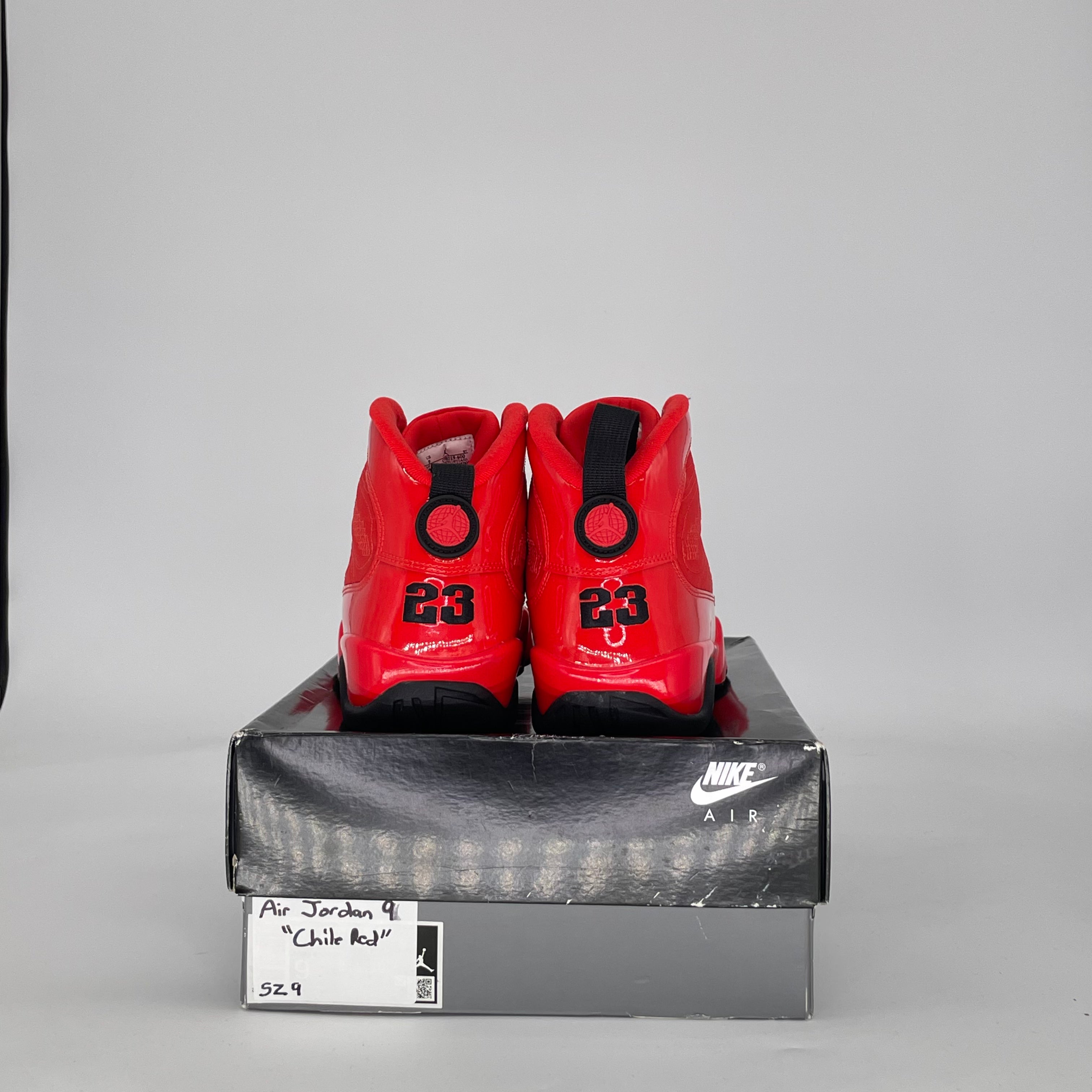AIR JORDAN 9 CHILE RED CT8019-600 SIZE 9/10.5W