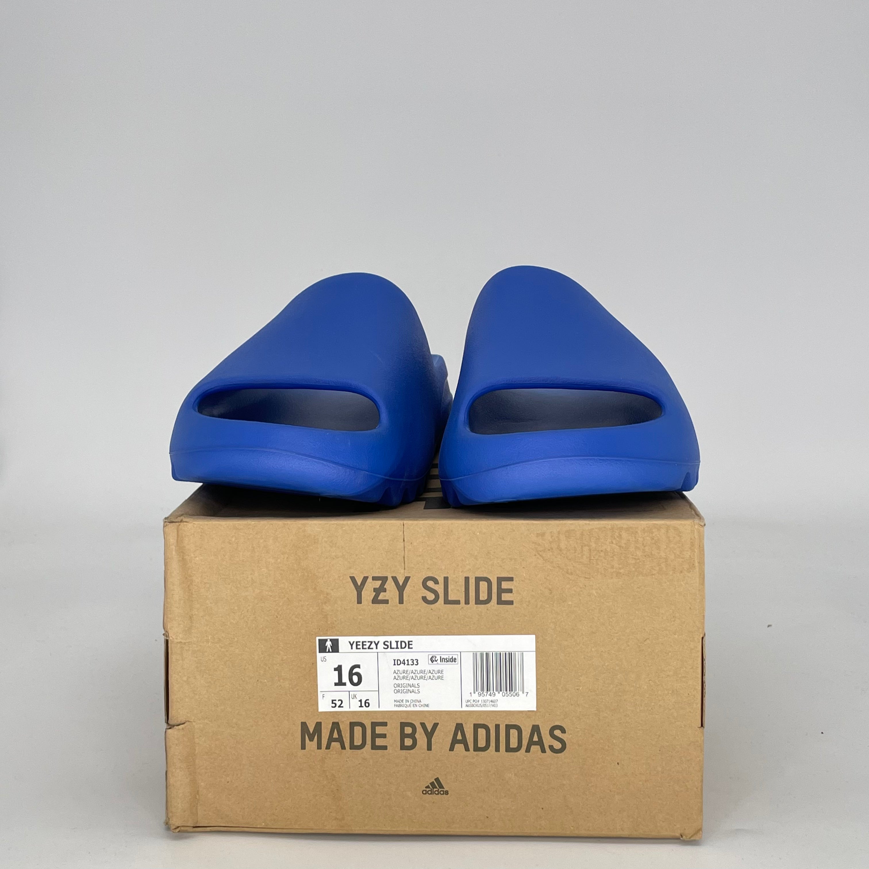 ADIDAS YEEZY SLIDE AZURE ID4133 SIZE 16/17.5W
