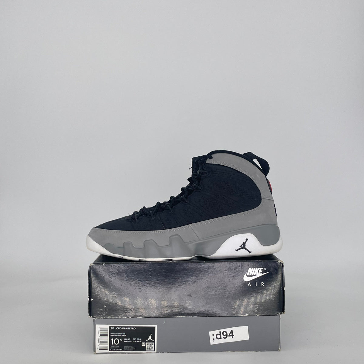 Jordan 9 Retro Particle Grey