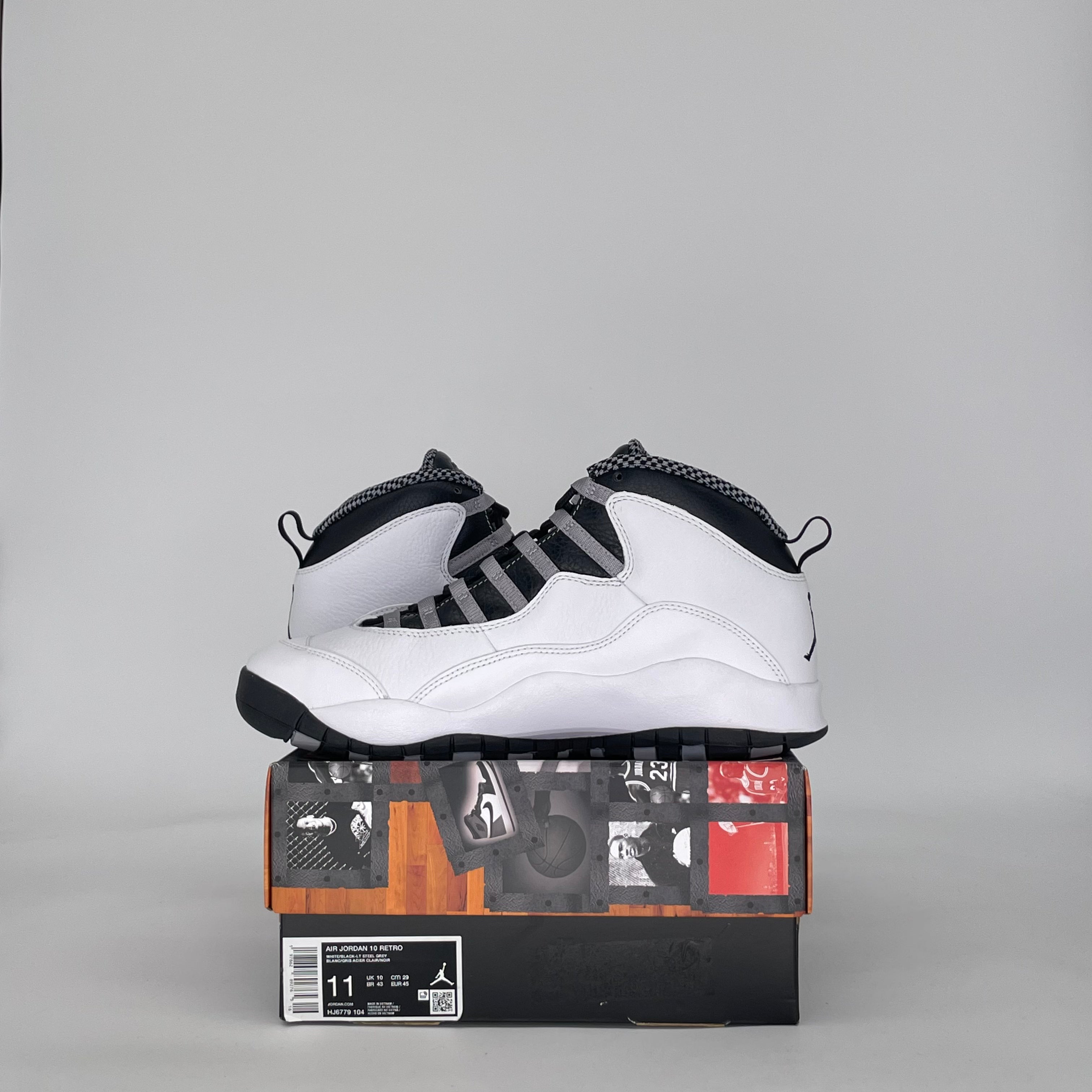 AIR JORDAN 10 STEEL HJ6779-104 SIZE 11/12.5W