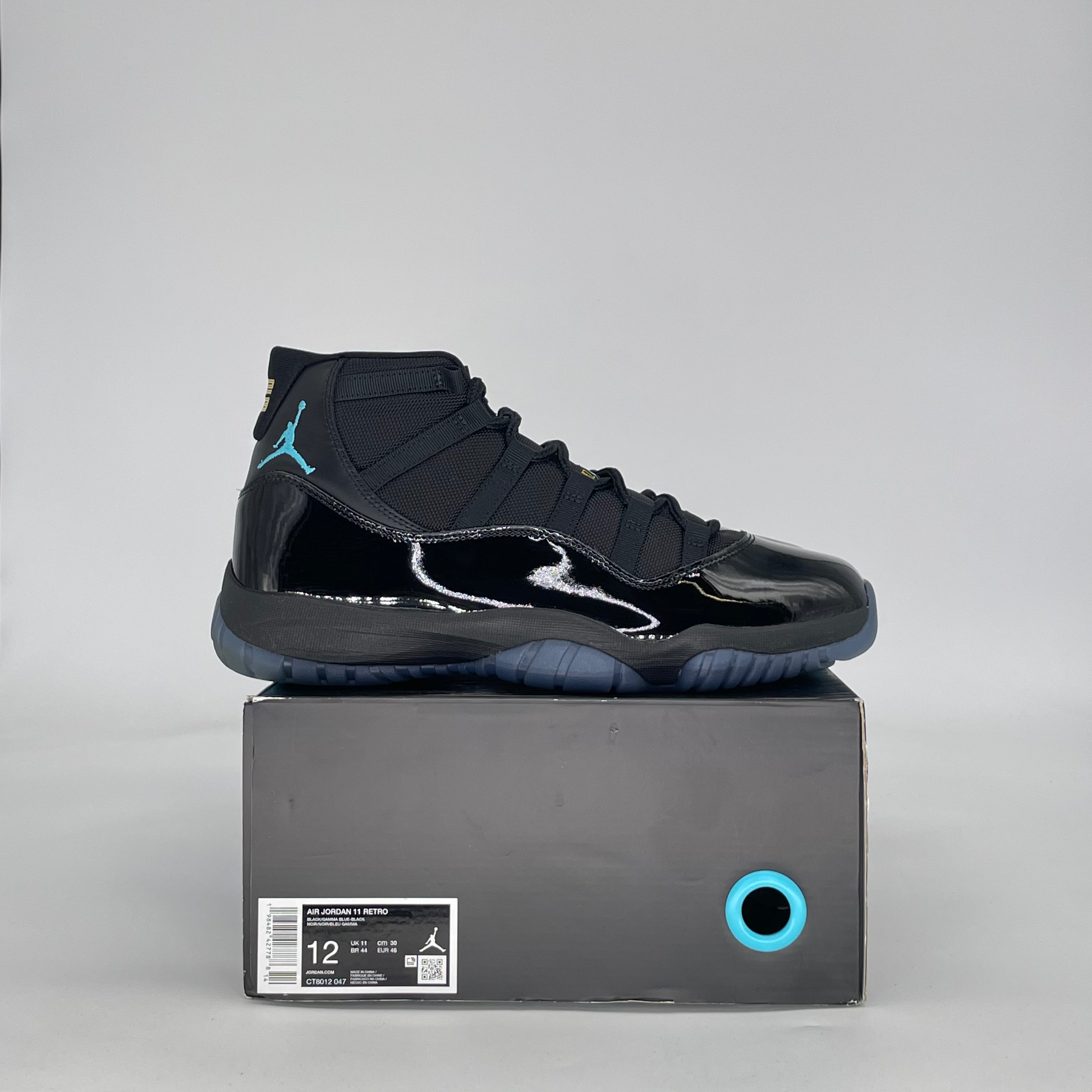 AIR JORDAN 11 GAMMA BLUE CT8012-047 SIZE 12/13.5W