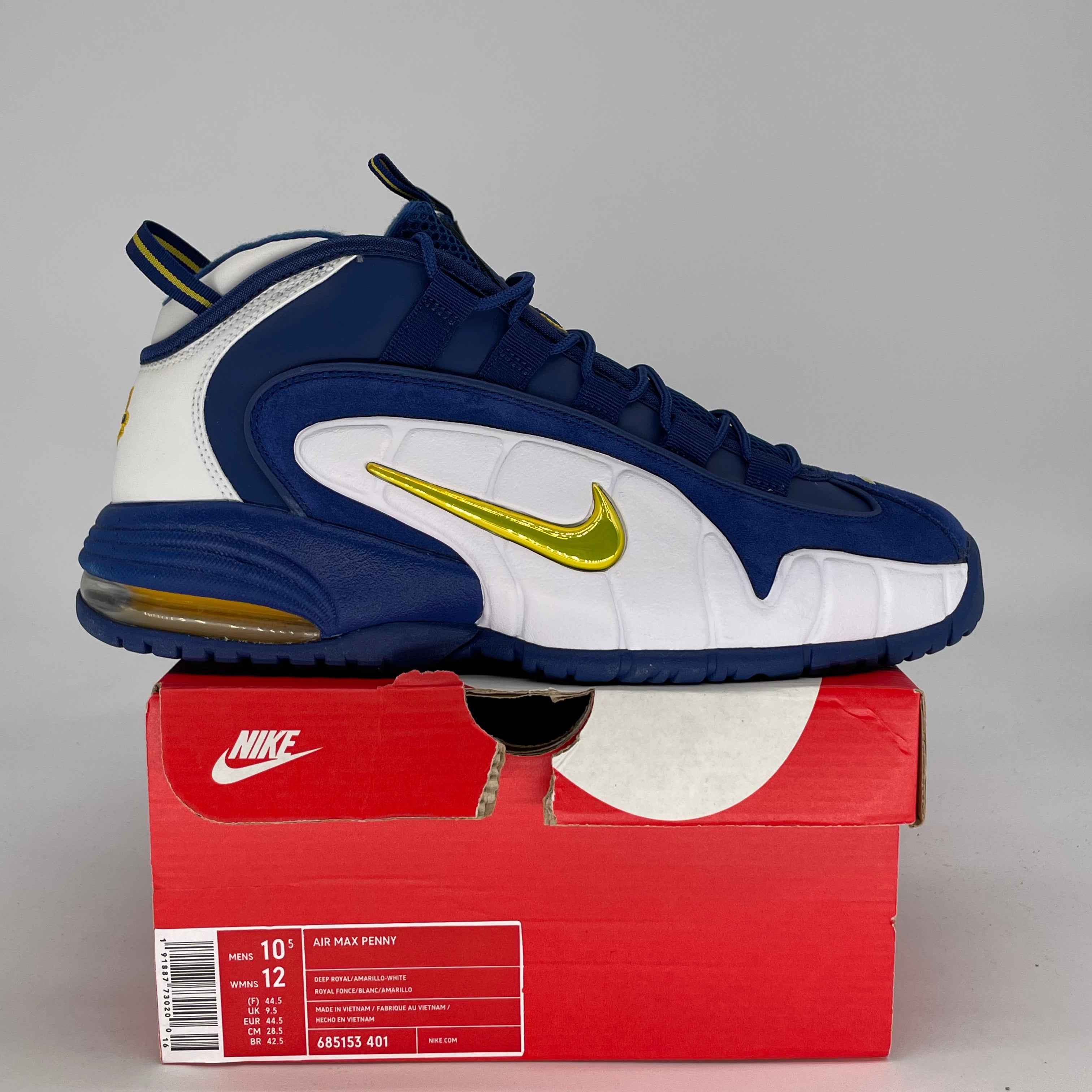 NIKE AIR MAX PENNY WARRIORS 685153-401 SIZE 10.5/12W