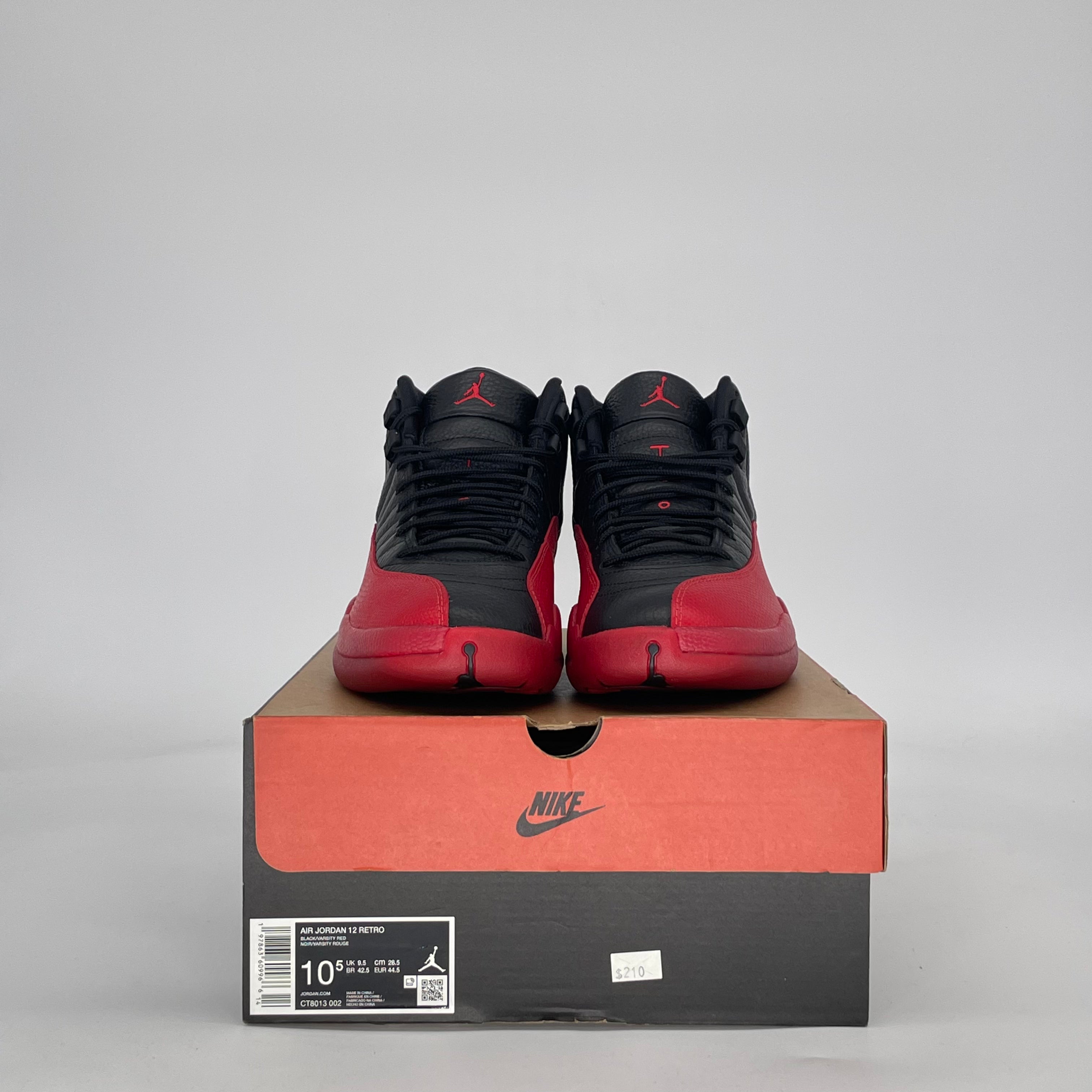 AIR JORDAN 12 FLU GAME CT8013-002 SIZE 10.5/12W