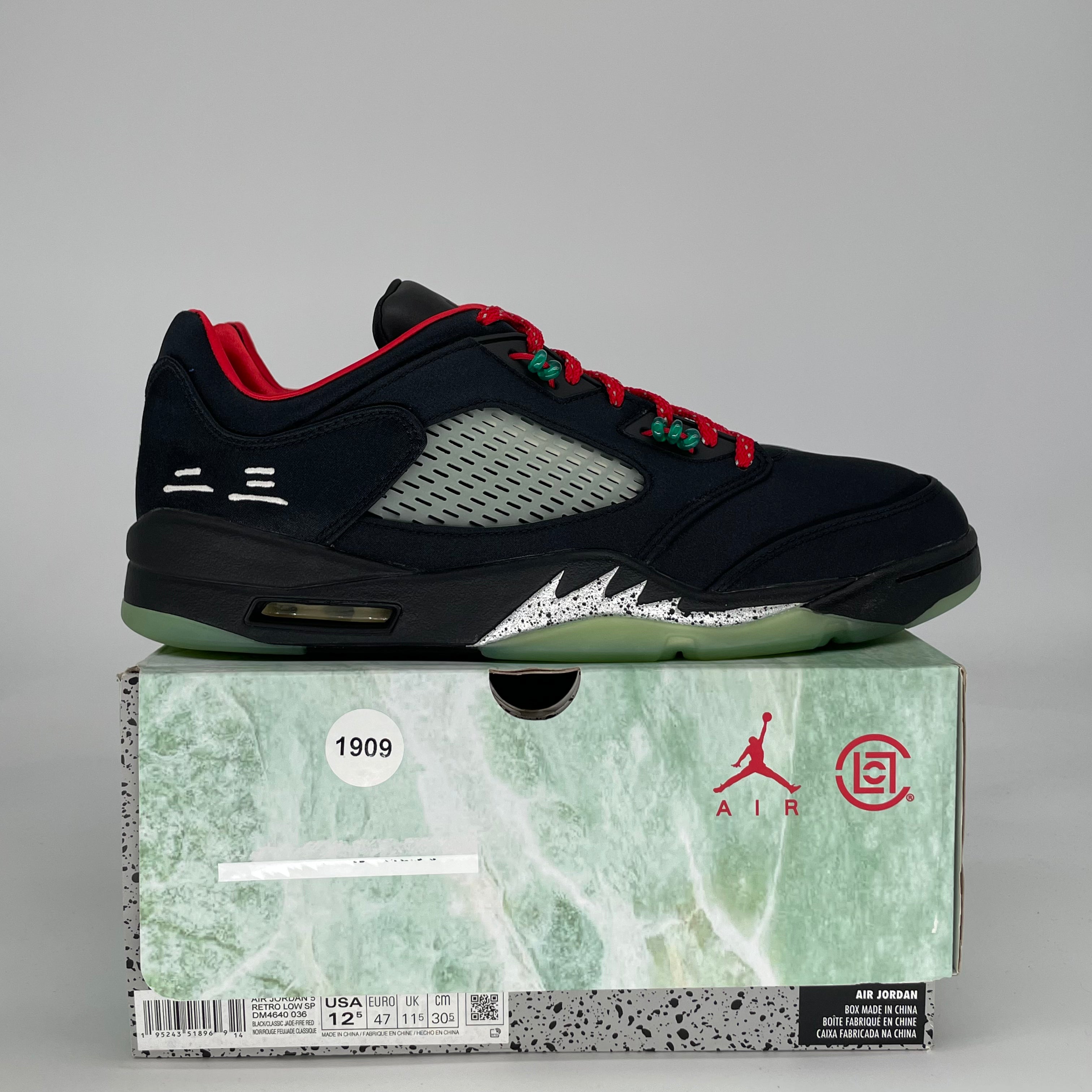 AIR JORDAN 5 LOW X CLOT JADE DM4640-036 SIZE 12.5/14W
