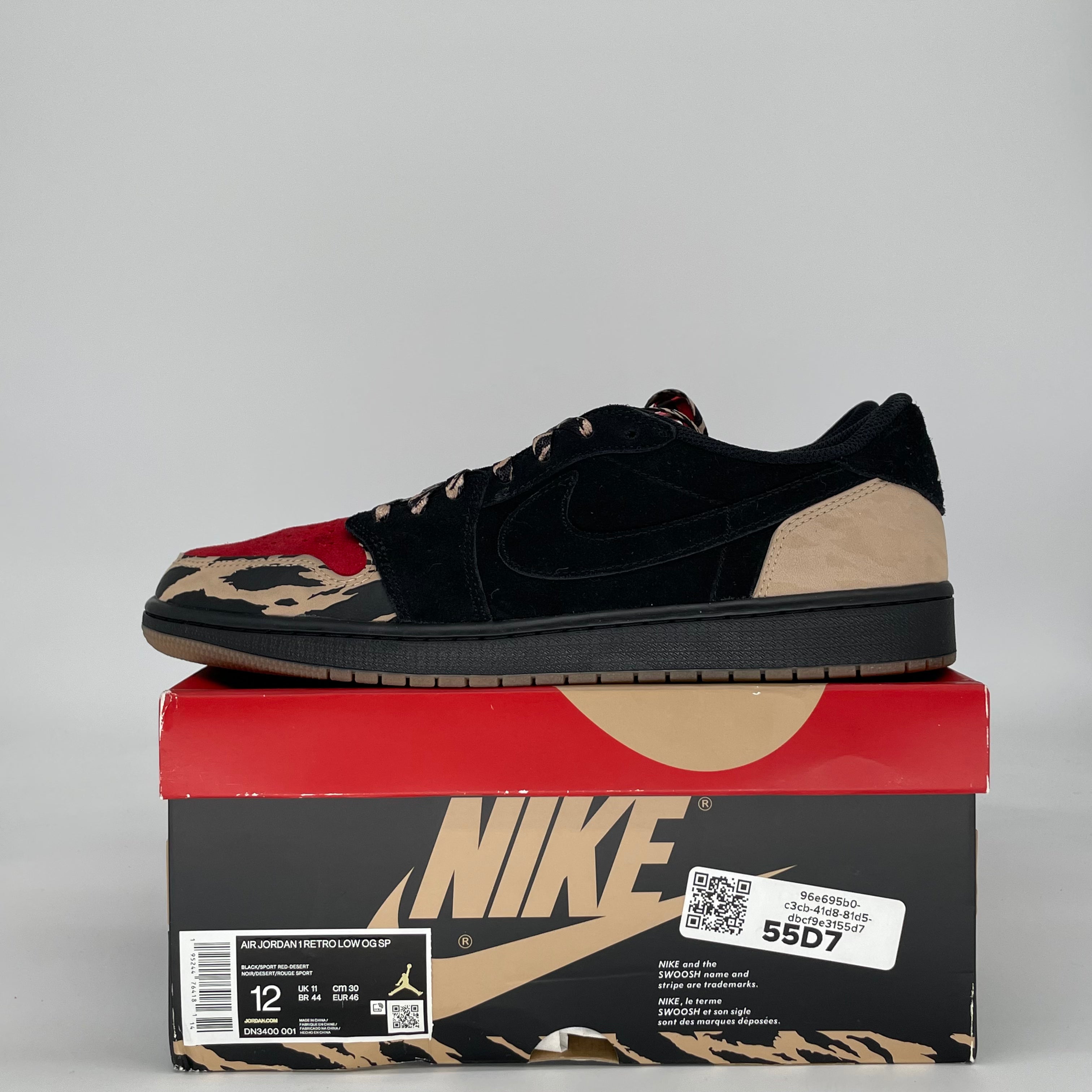 AIR JORDAN 1 LOW SOLEFLY DN3400-001 SIZE 12/13.5W